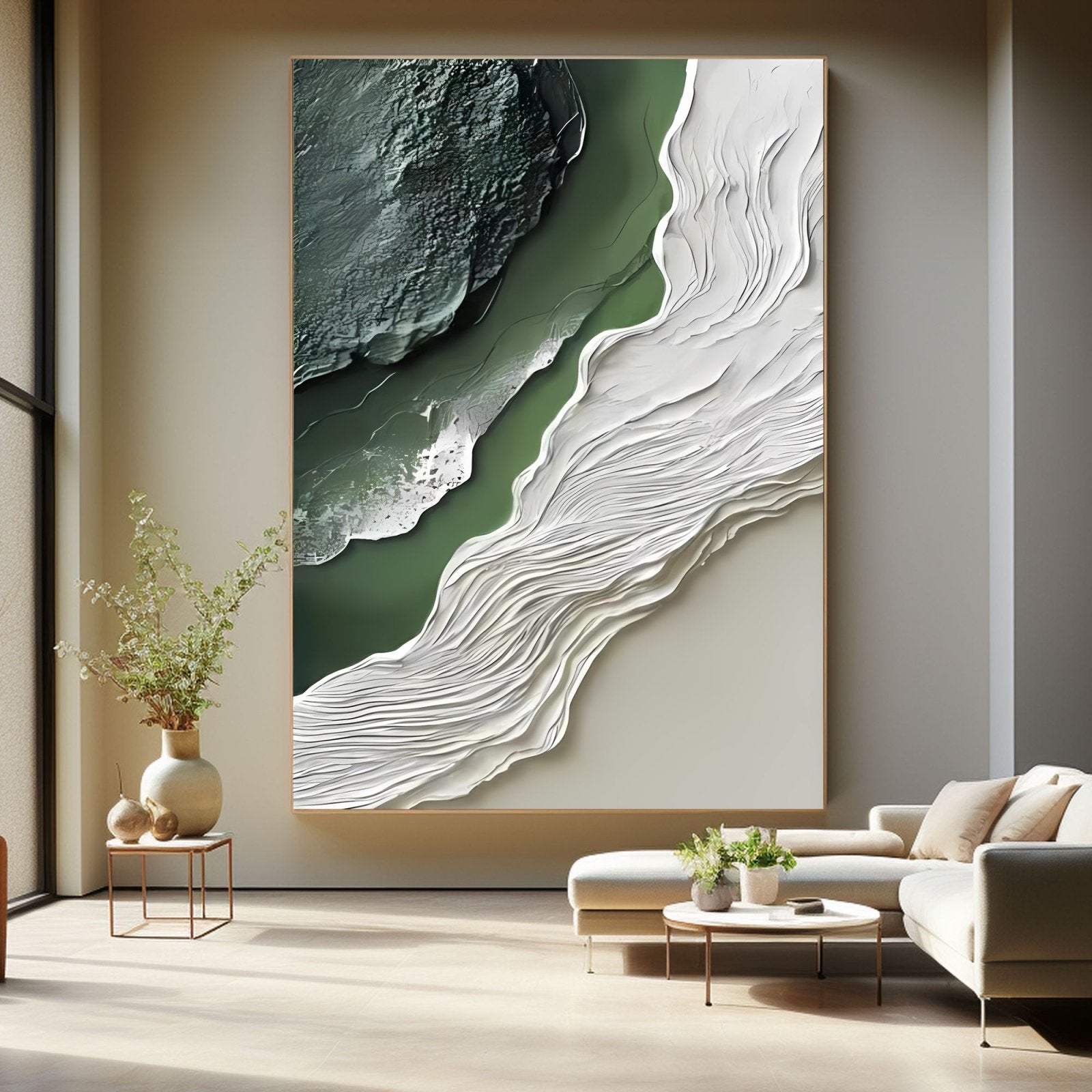 Abstract Painting "Wasser Kraft” - nukeart