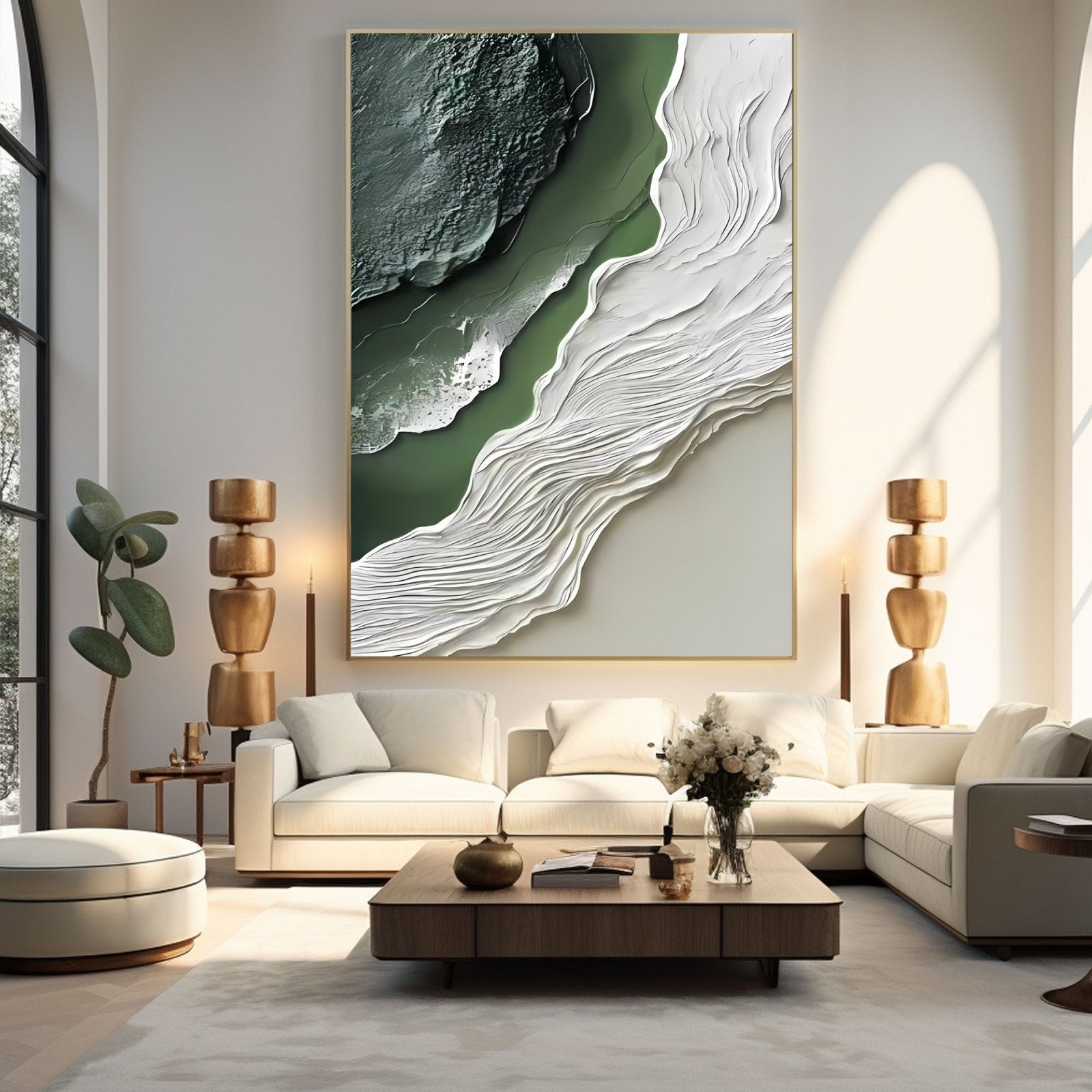 Abstract Painting "Wasser Kraft” - nukeart