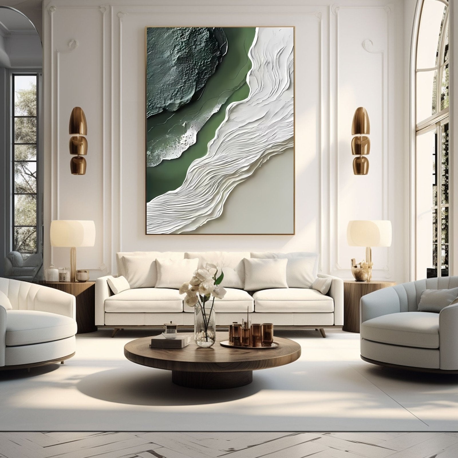 Abstract Painting "Wasser Kraft” - nukeart