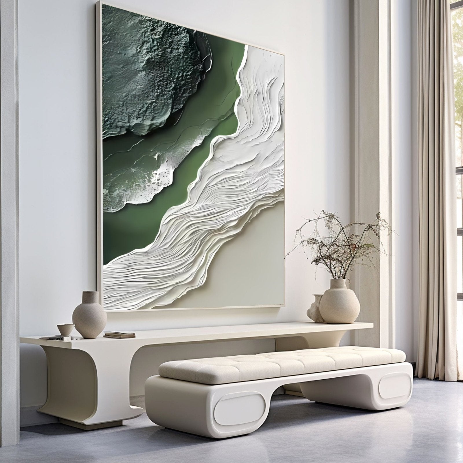 Abstract Painting "Wasser Kraft” - nukeart