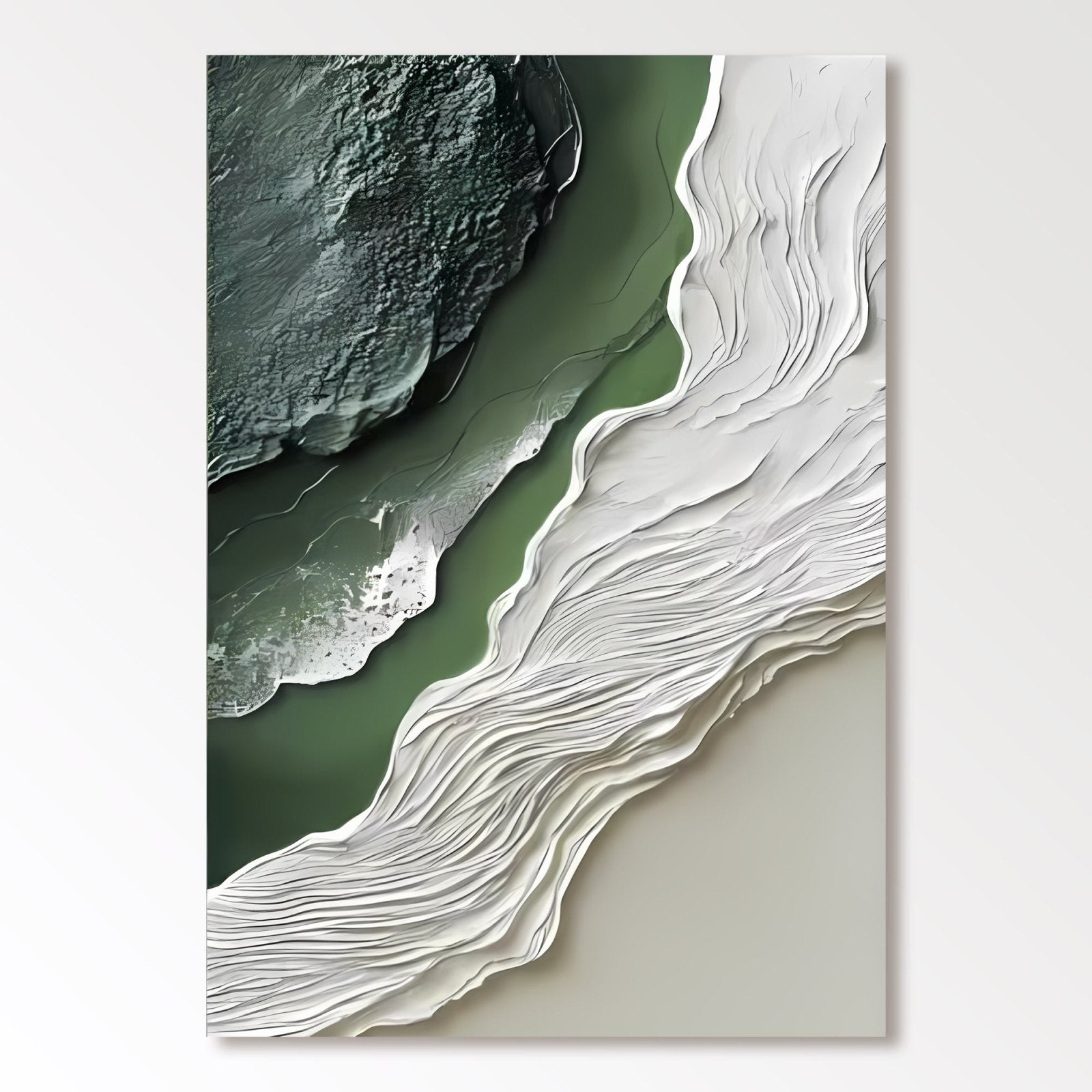 Abstract Painting "Wasser Kraft” - nukeart
