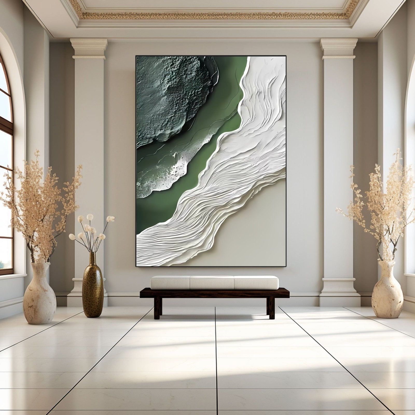 Abstract Painting "Wasser Kraft” - nukeart