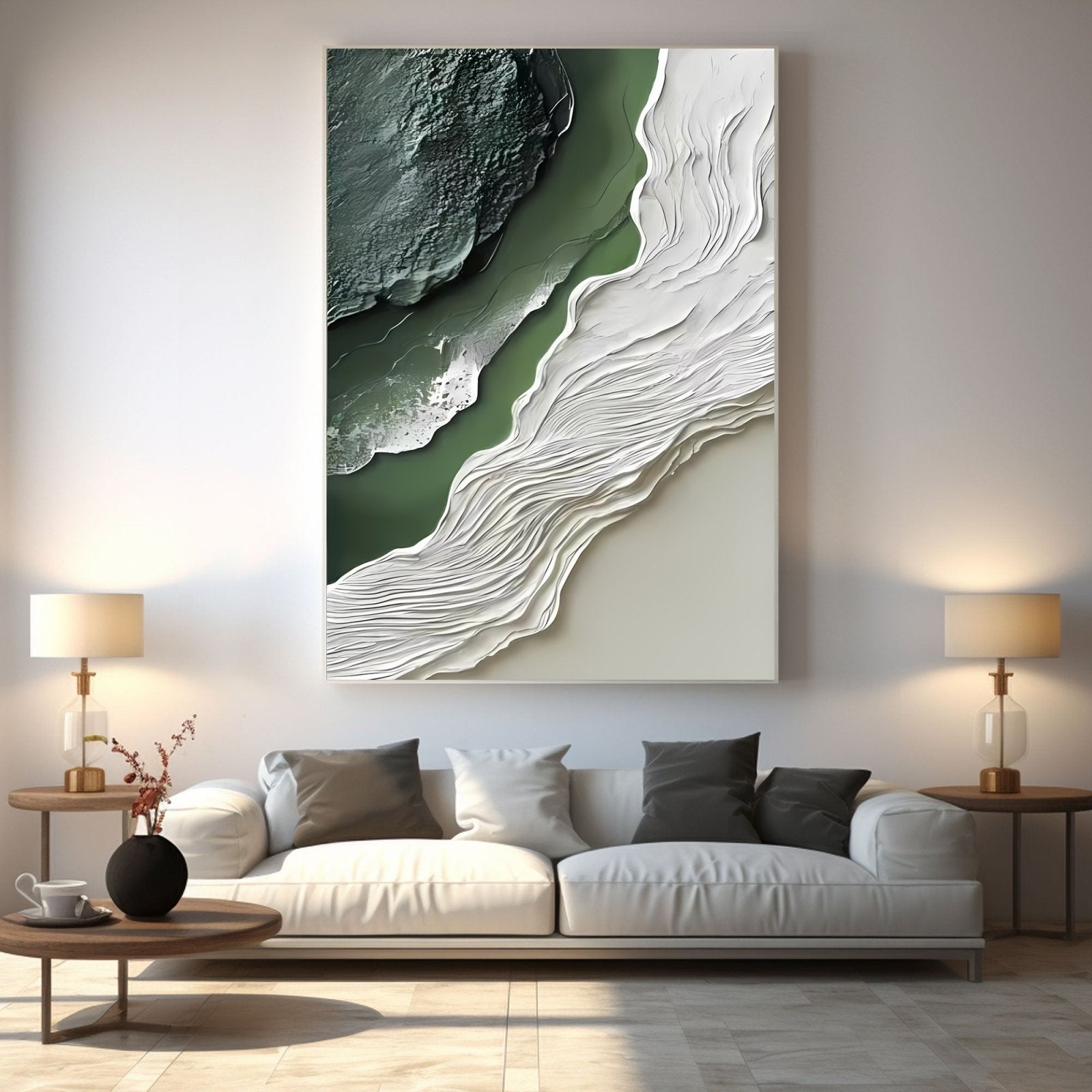 Abstract Painting "Wasser Kraft” - nukeart