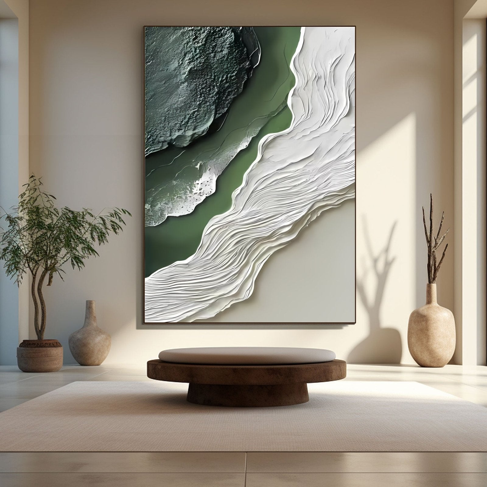 Abstract Painting "Wasser Kraft” - nukeart