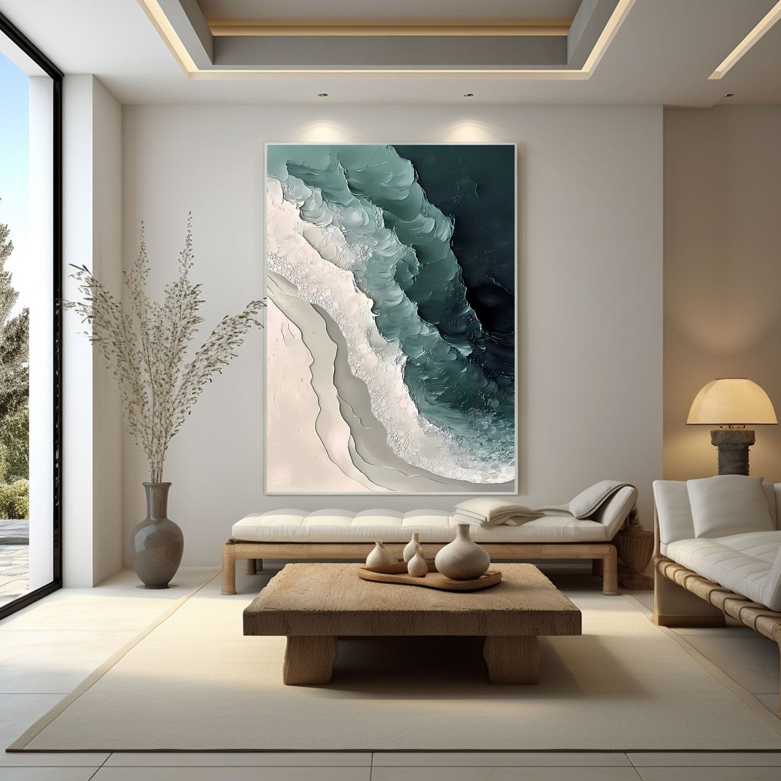 Abstract Painting "Welle Kraft” - nukeart