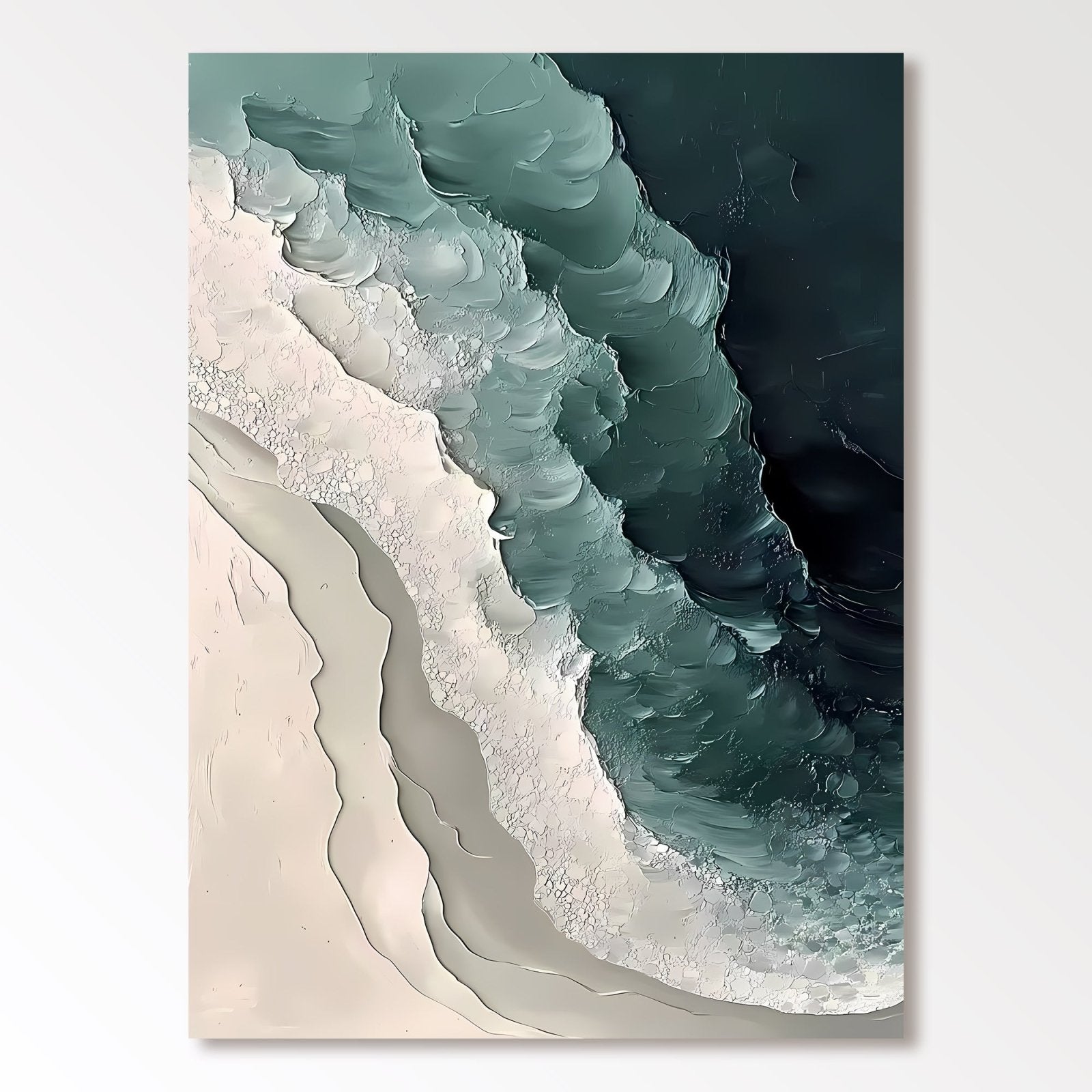 Abstract Painting "Welle Kraft” - nukeart
