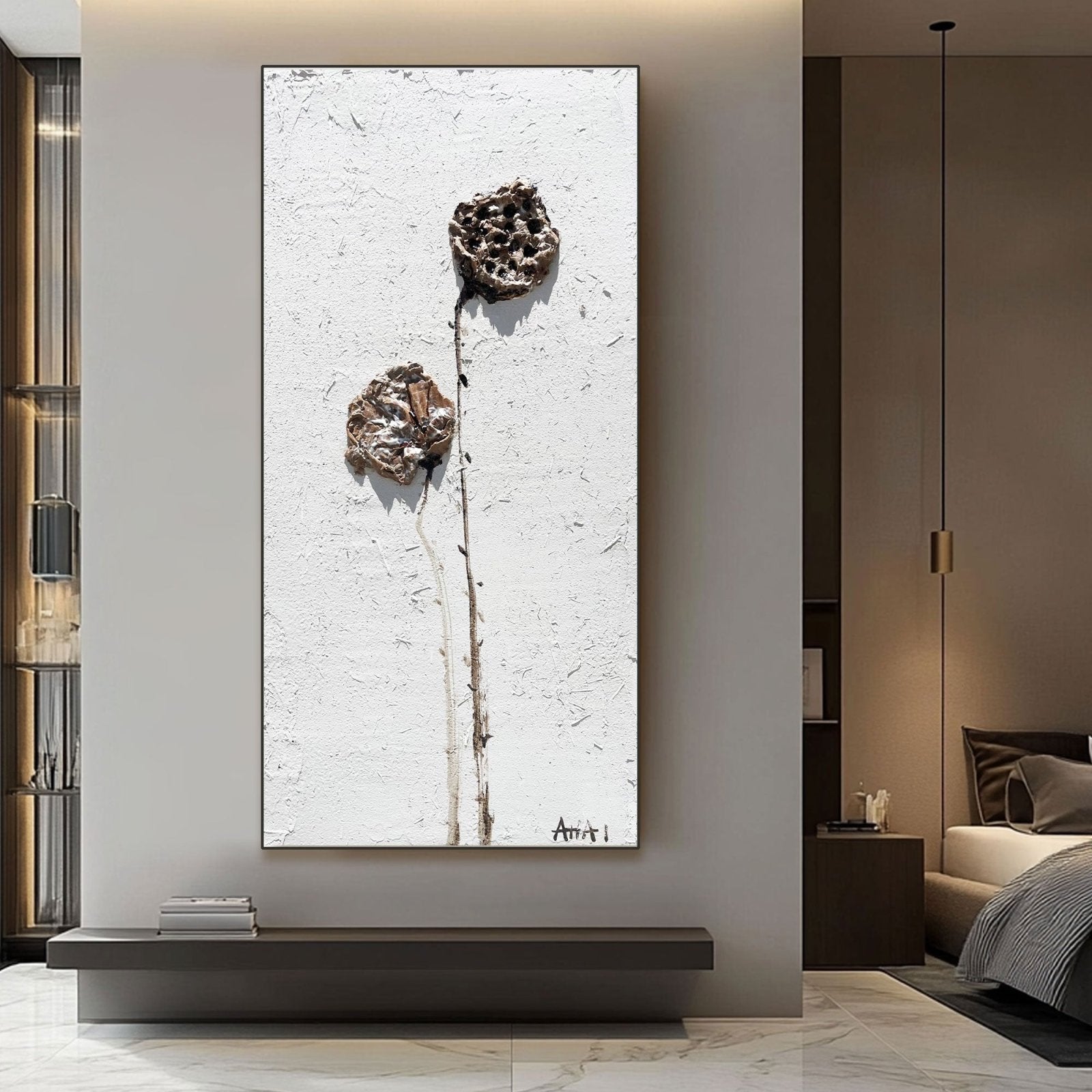 Abstract Painting "Zapomenuté Květiny" - nukeart