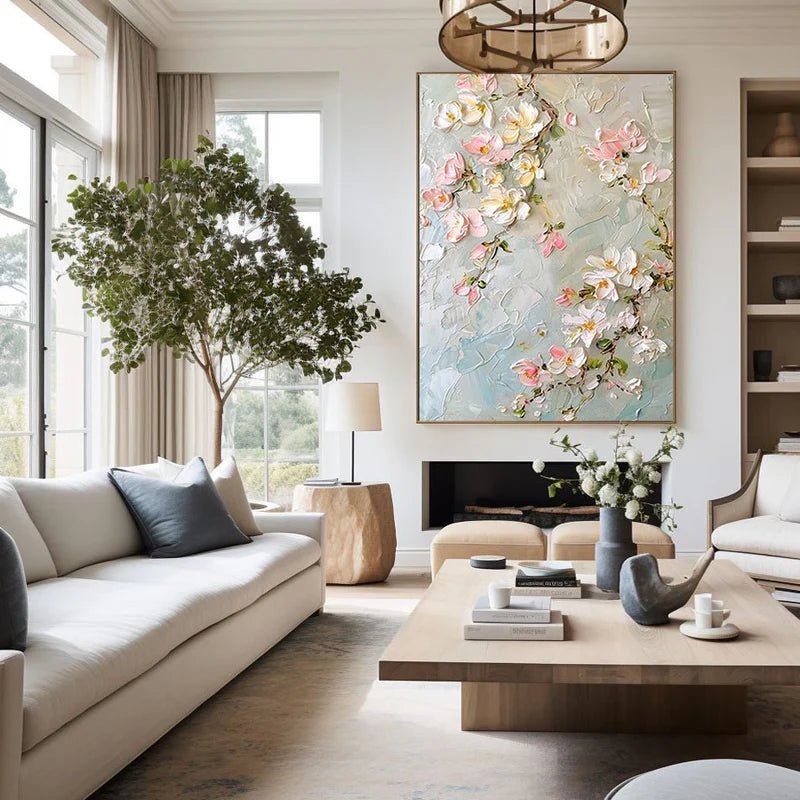 Plaster Painting "Fiori della Brezza" - nukeart