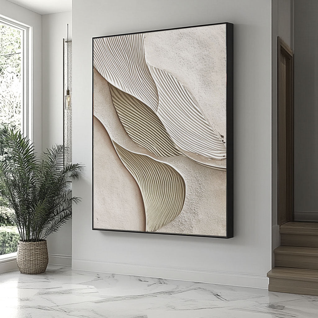 Plaster Painting "Terre Fracturée" - nukeart