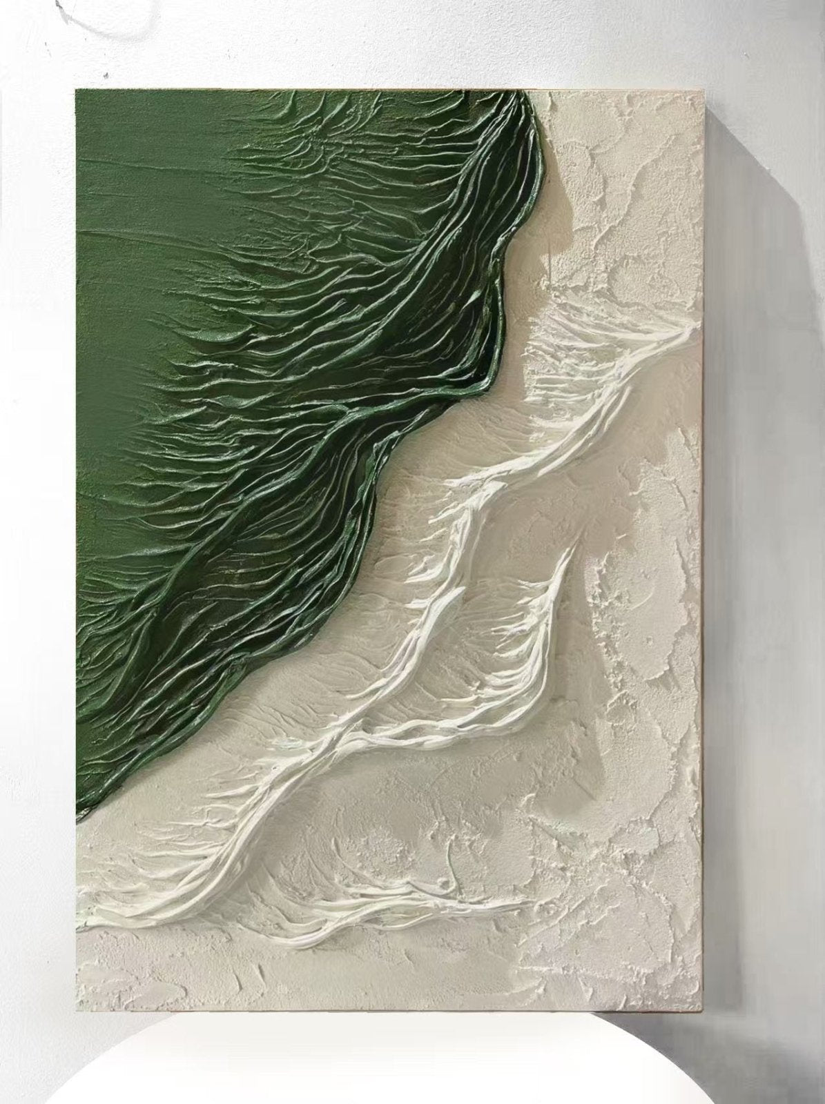 Plaster Painting “Vert" - nukeart