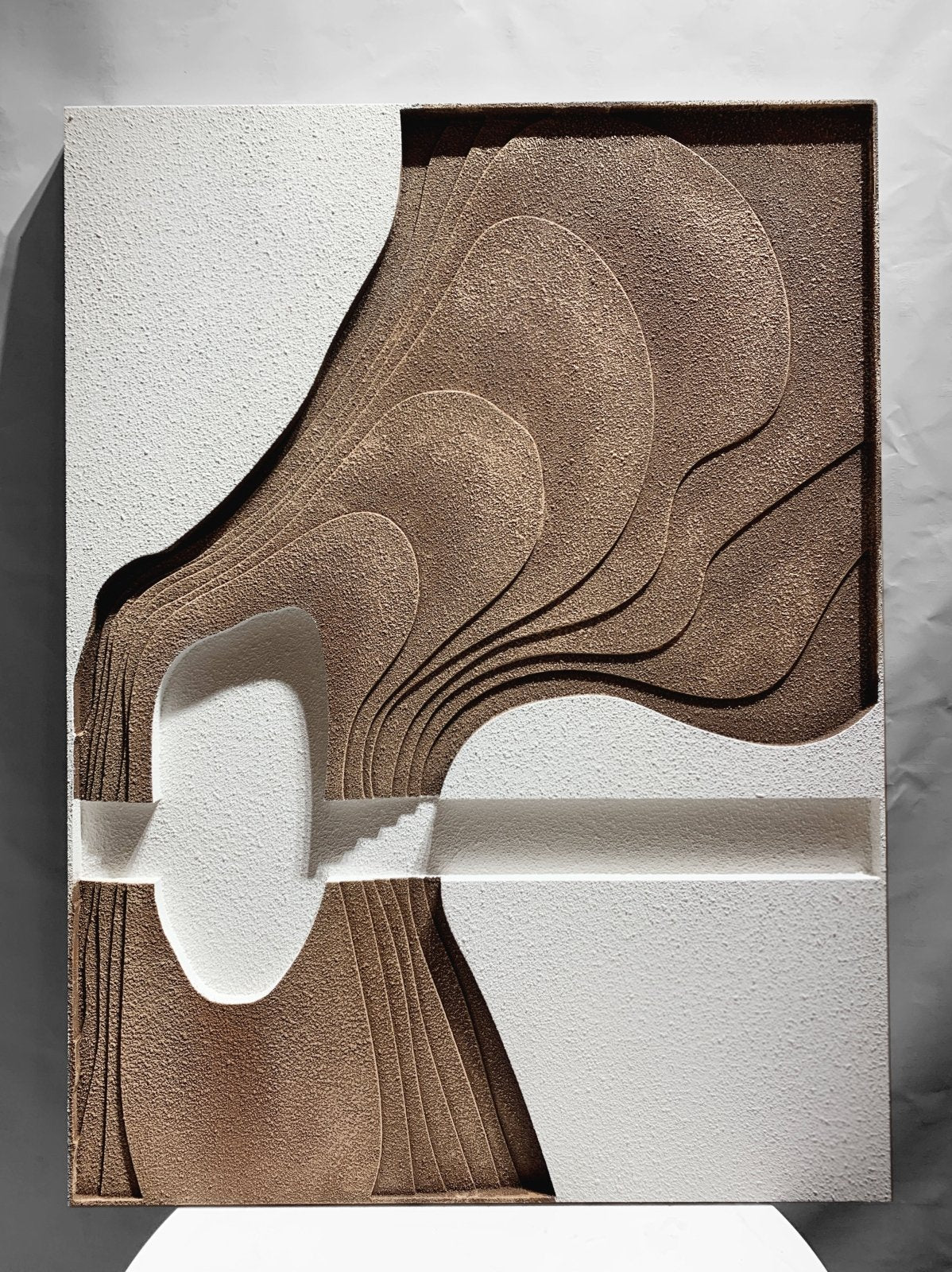 Textured Plaster Painting "Dune" - nukeart