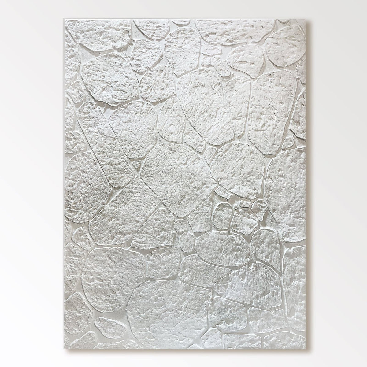 Grey Wabi Wall Abstract Art Painting on Canvas For Living Room