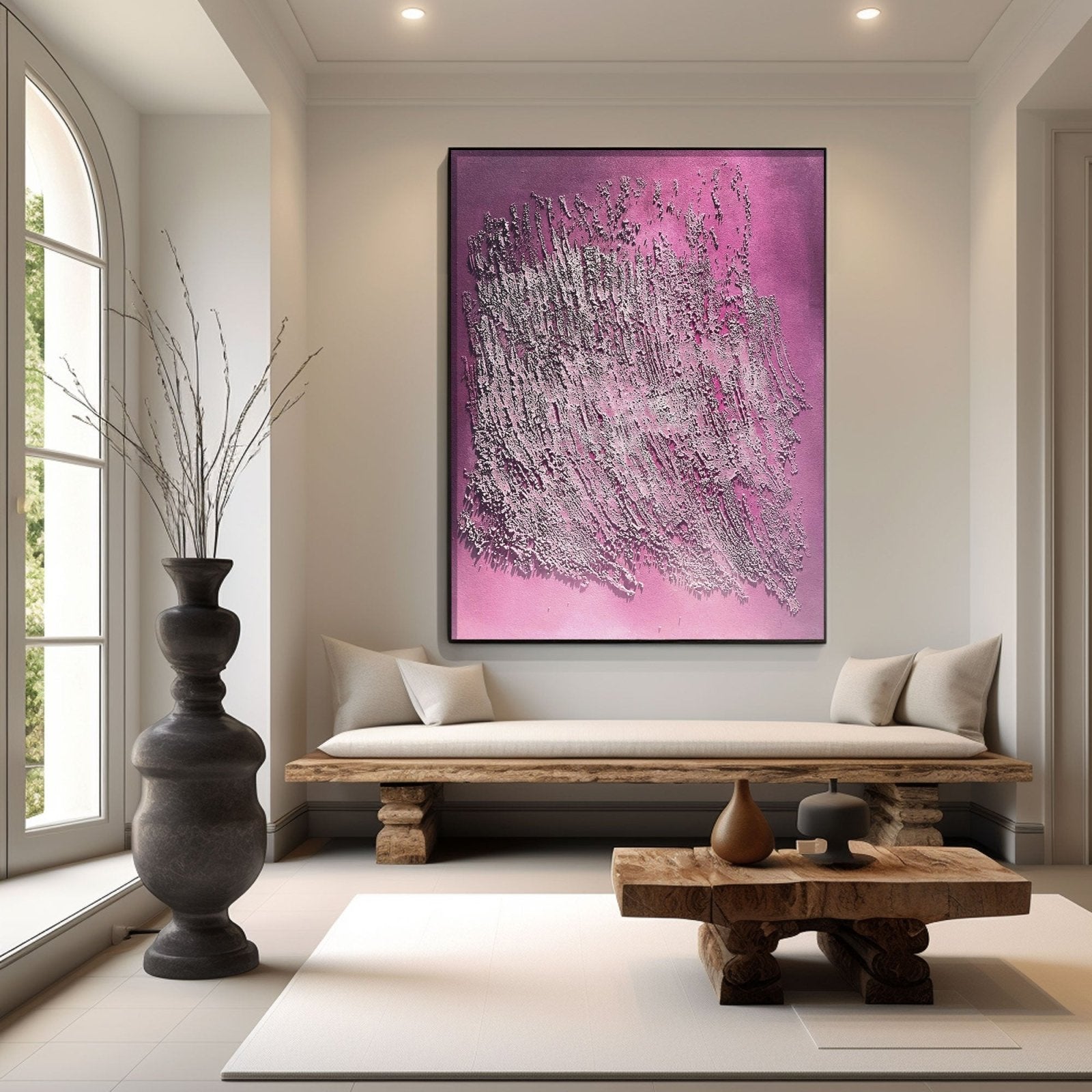 Wabi Sabi Painting "Écho Silencieux” - nukeart