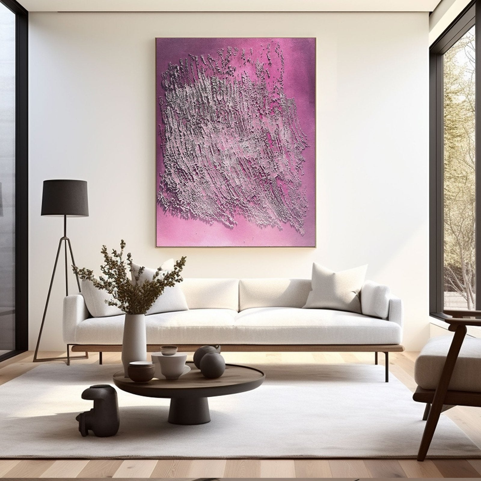 Wabi Sabi Painting "Écho Silencieux” - nukeart