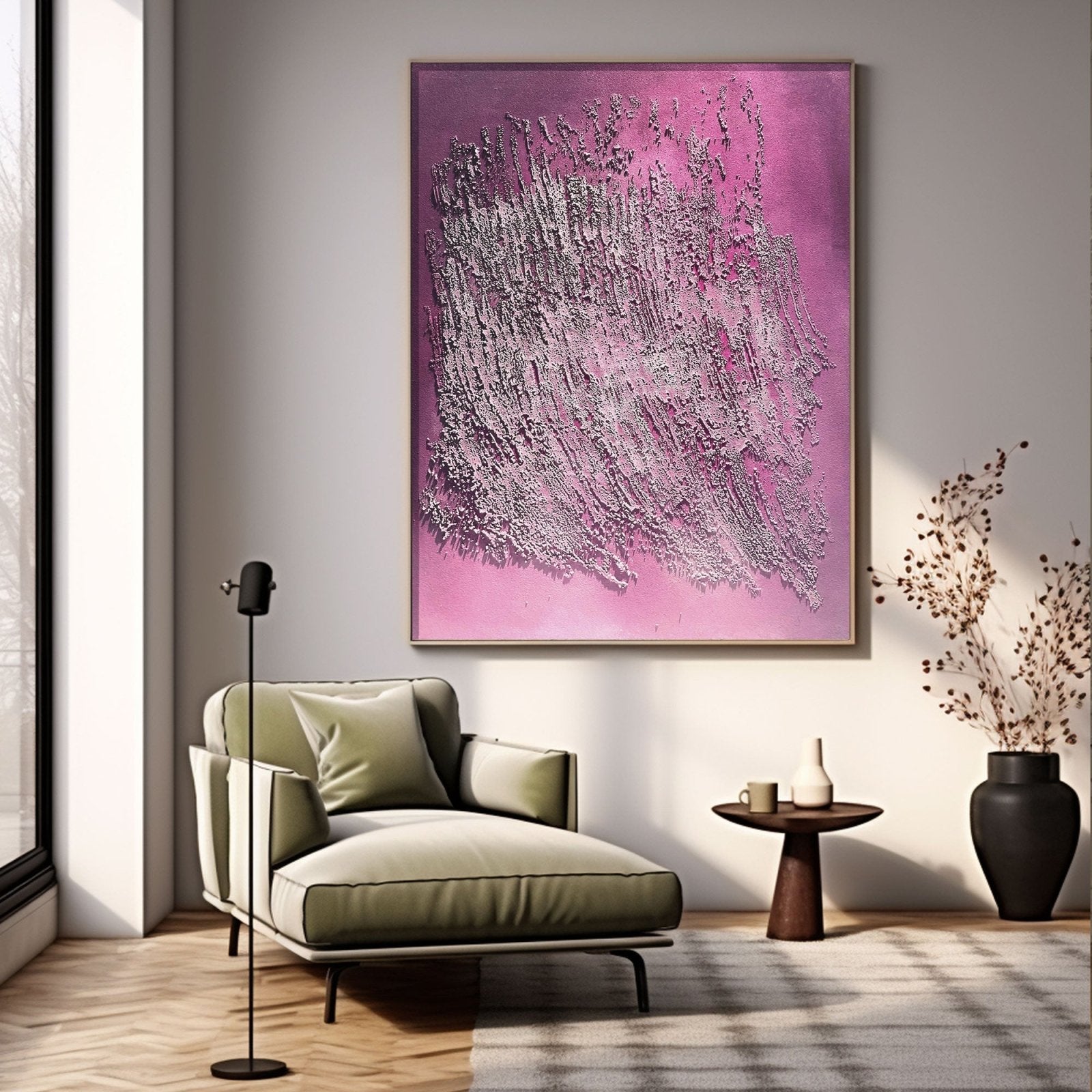 Wabi Sabi Painting "Écho Silencieux” - nukeart