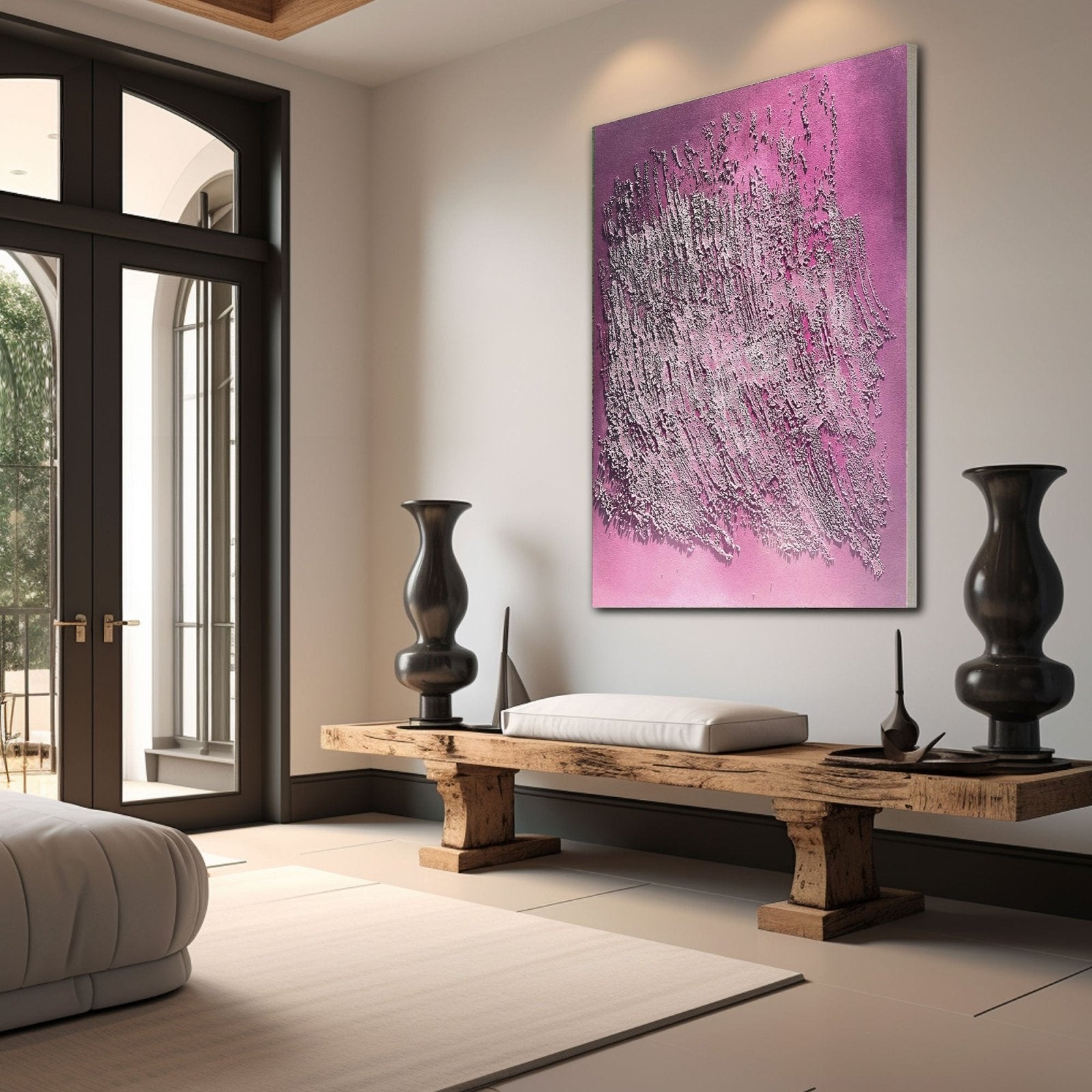 Wabi Sabi Painting "Écho Silencieux” - nukeart