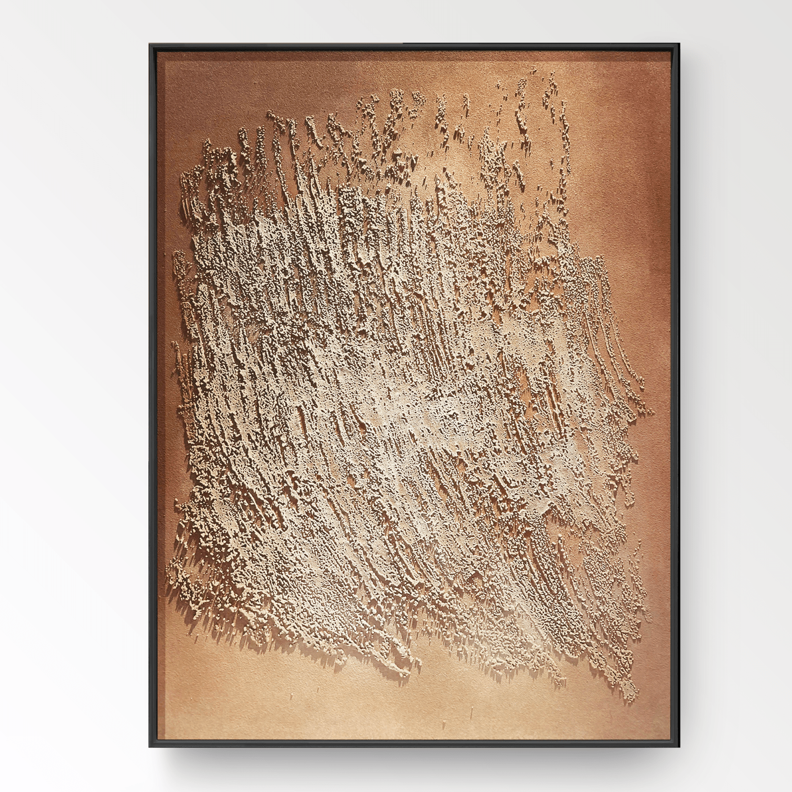 Wabi Sabi Painting "Éveil Brûlant” - nukeart