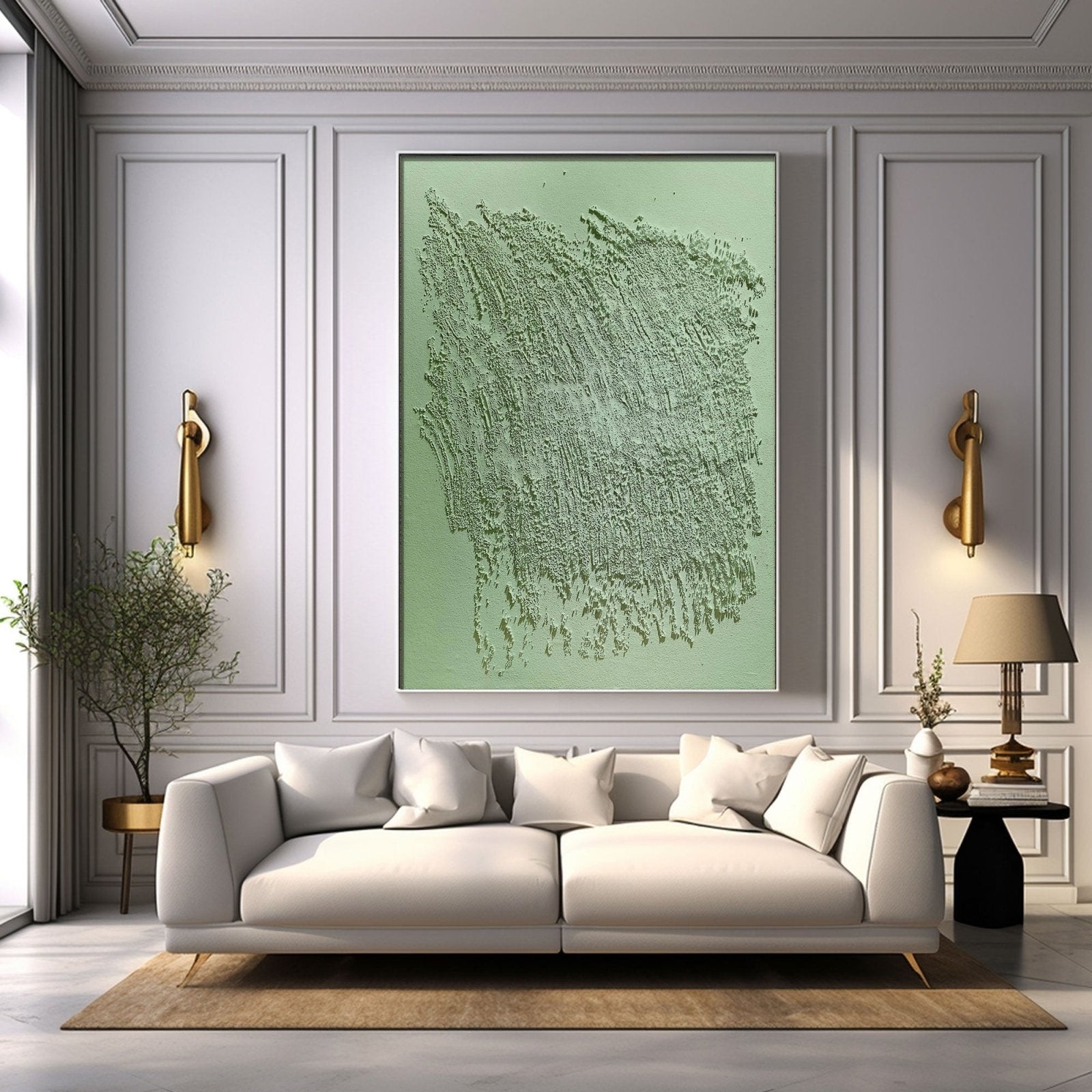 Wabi Sabi Painting "Éveil Silencieux” - nukeart