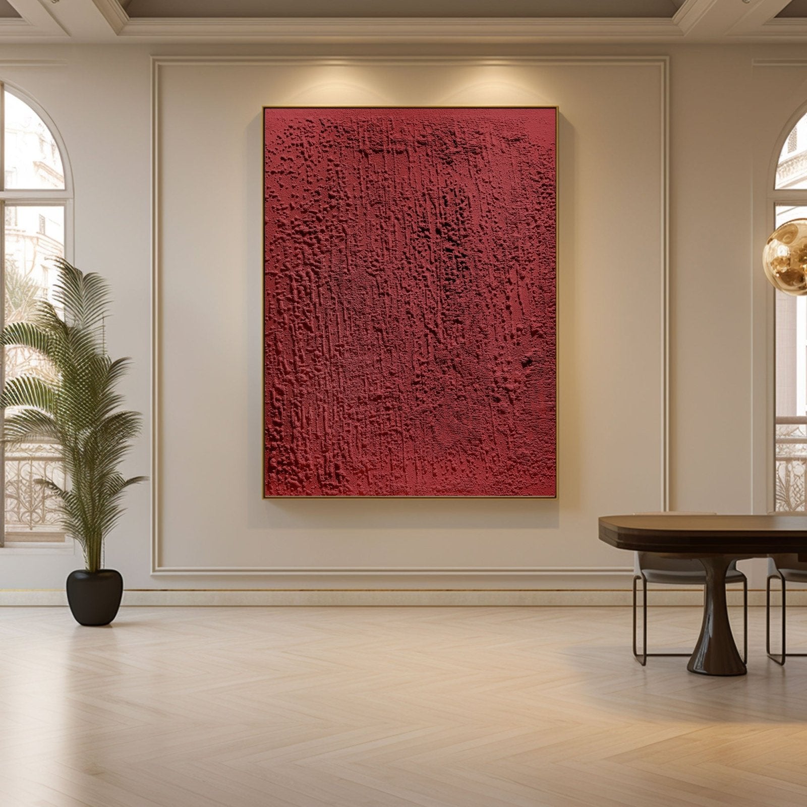 Wabi Sabi Painting "Feu Intérieur“ - nukeart
