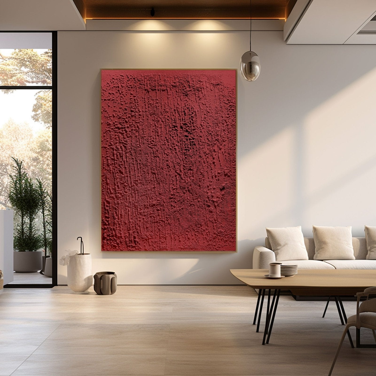 Wabi Sabi Painting "Feu Intérieur“ - nukeart