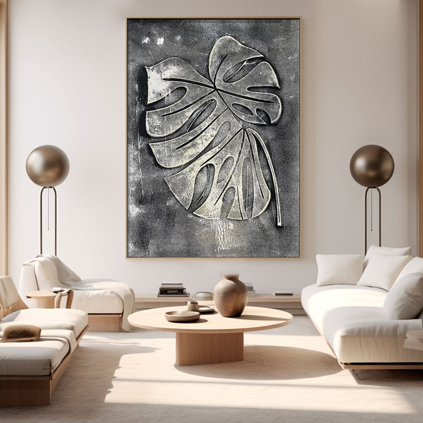 Wabi Sabi Painting "Gouden Blad“ - nukeart