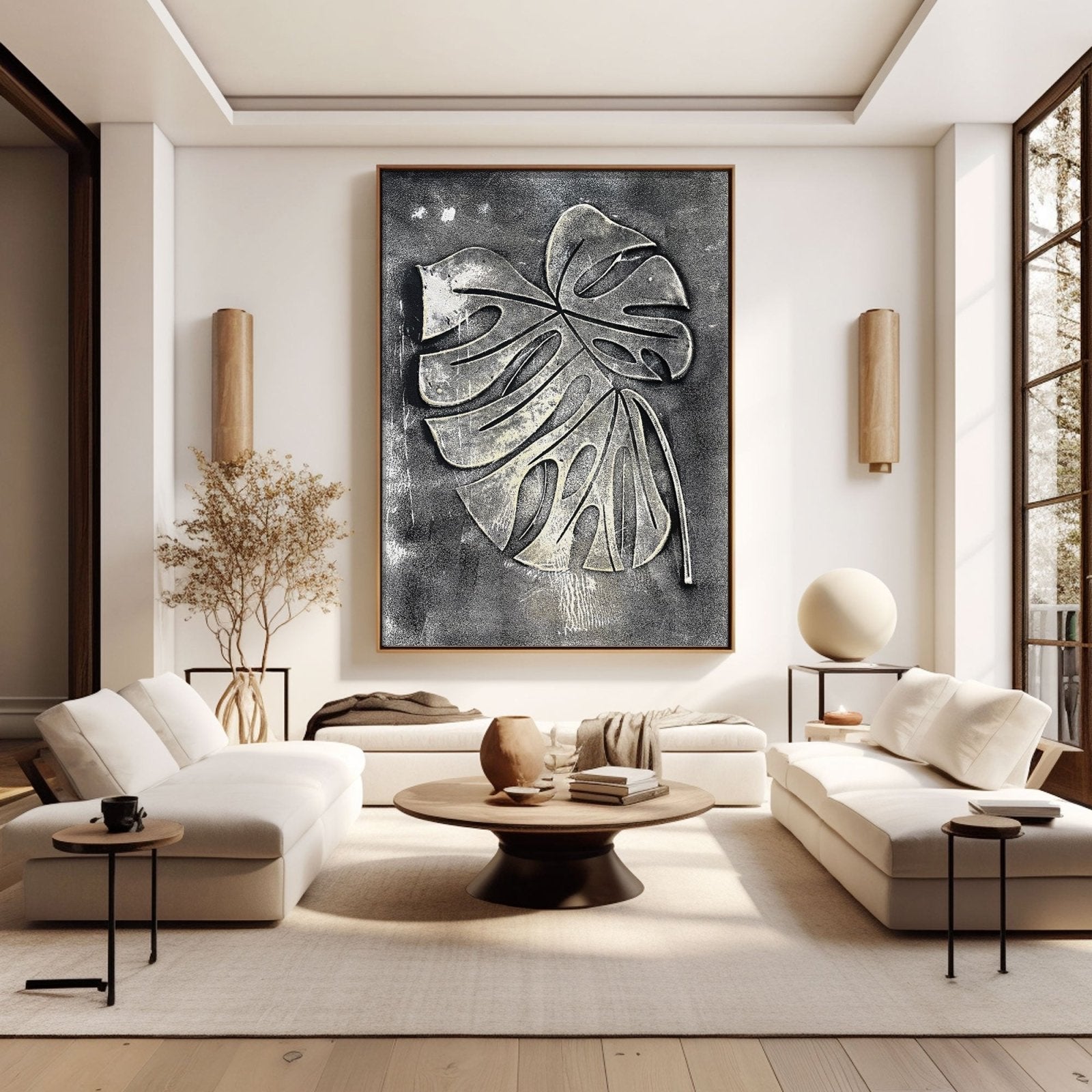 Wabi Sabi Painting "Gouden Blad“ - nukeart