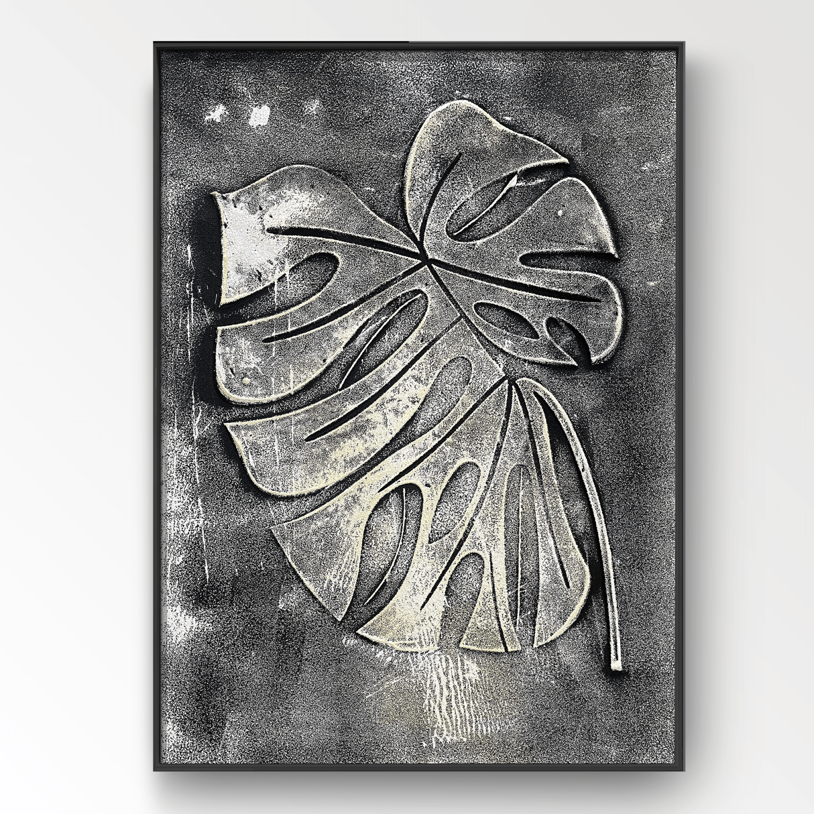 Wabi Sabi Painting "Gouden Blad“ - nukeart