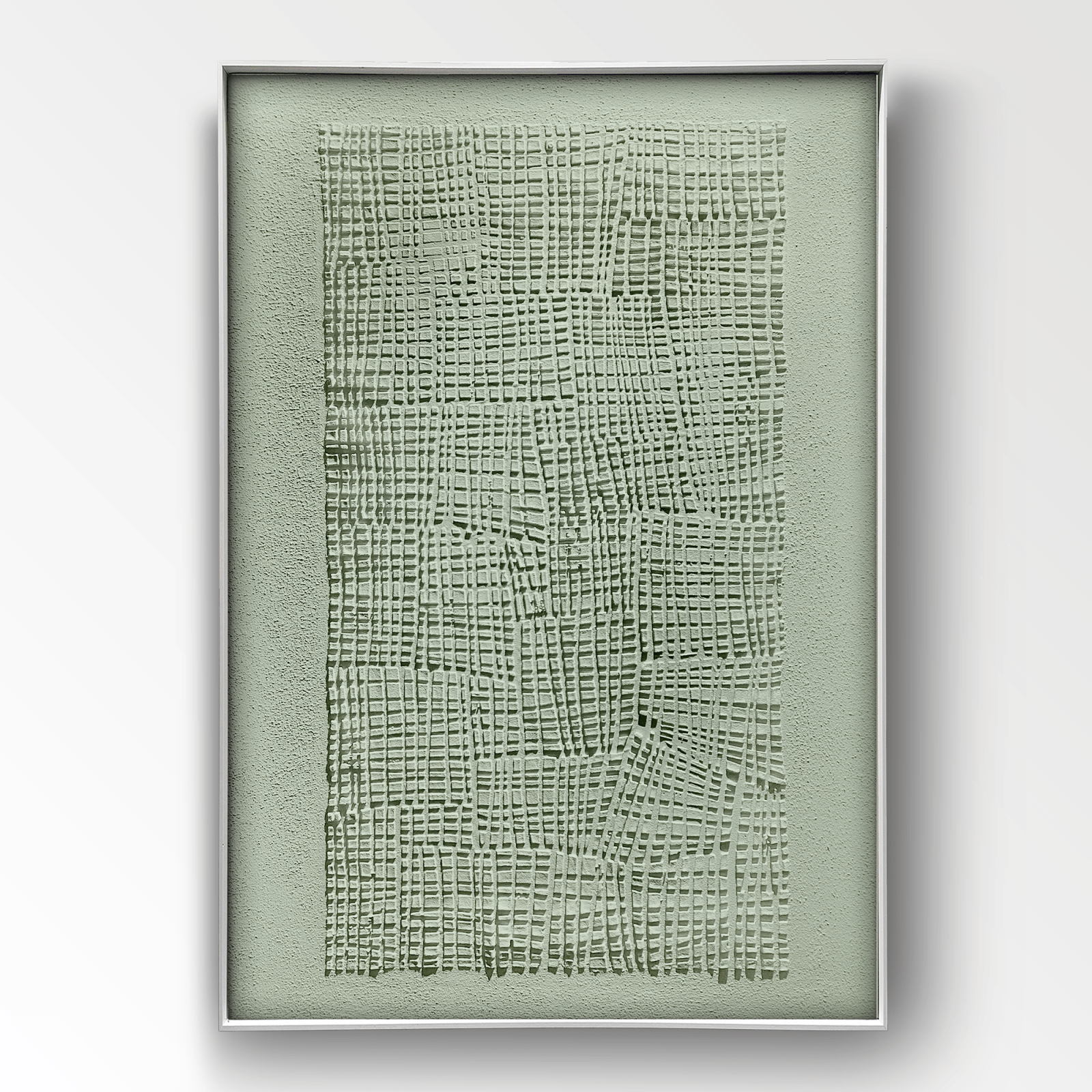 Wabi Sabi Painting "Green Mist“ - nukeart