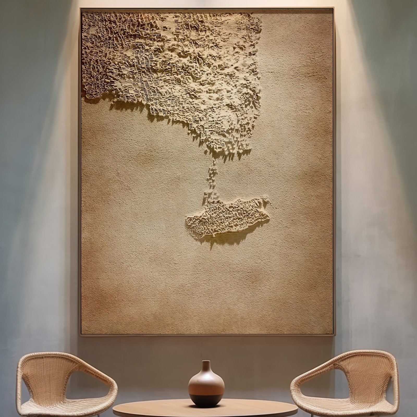 Wabi Sabi Painting "Ombre Évanescente“ - nukeart