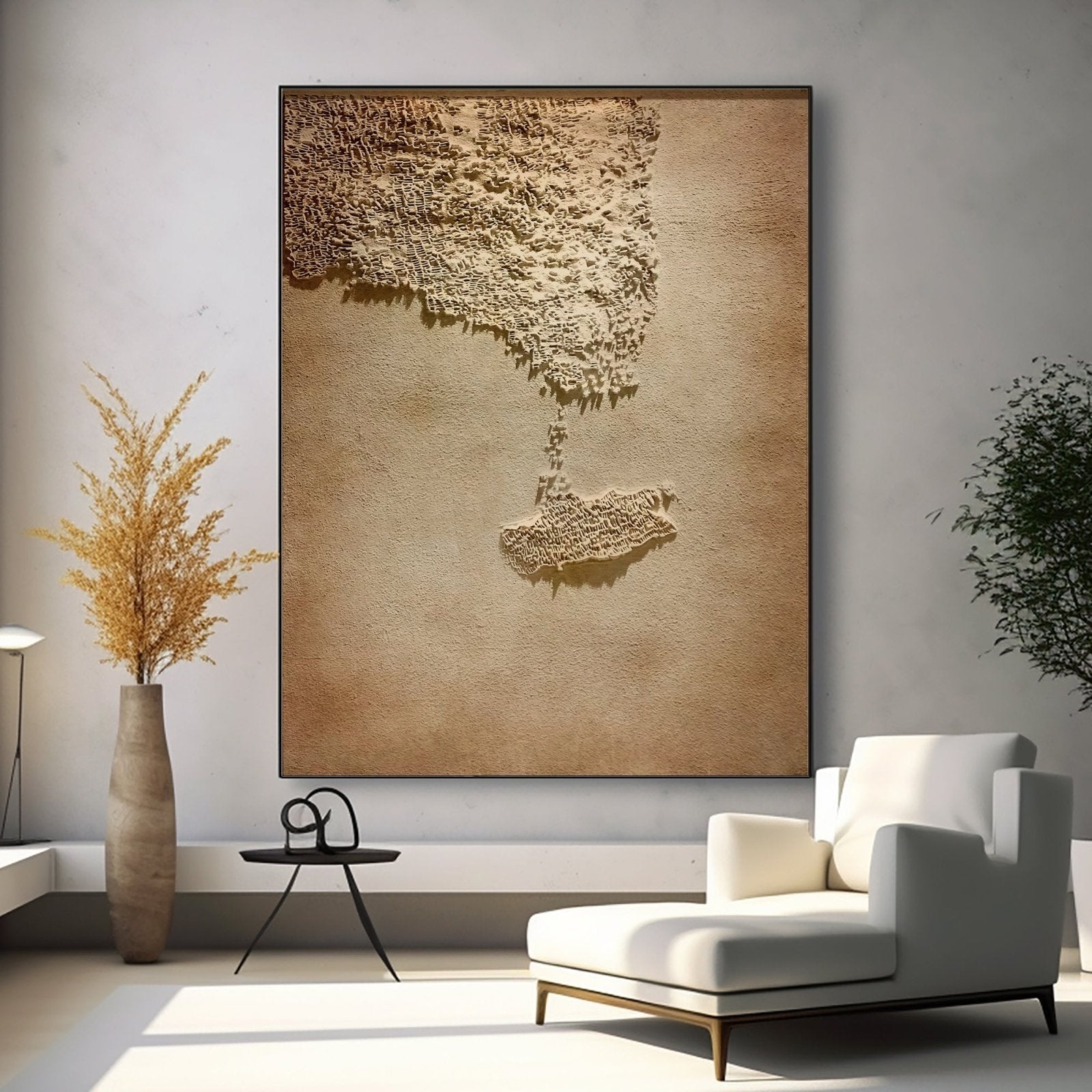 Wabi Sabi Painting "Ombre Évanescente“ - nukeart
