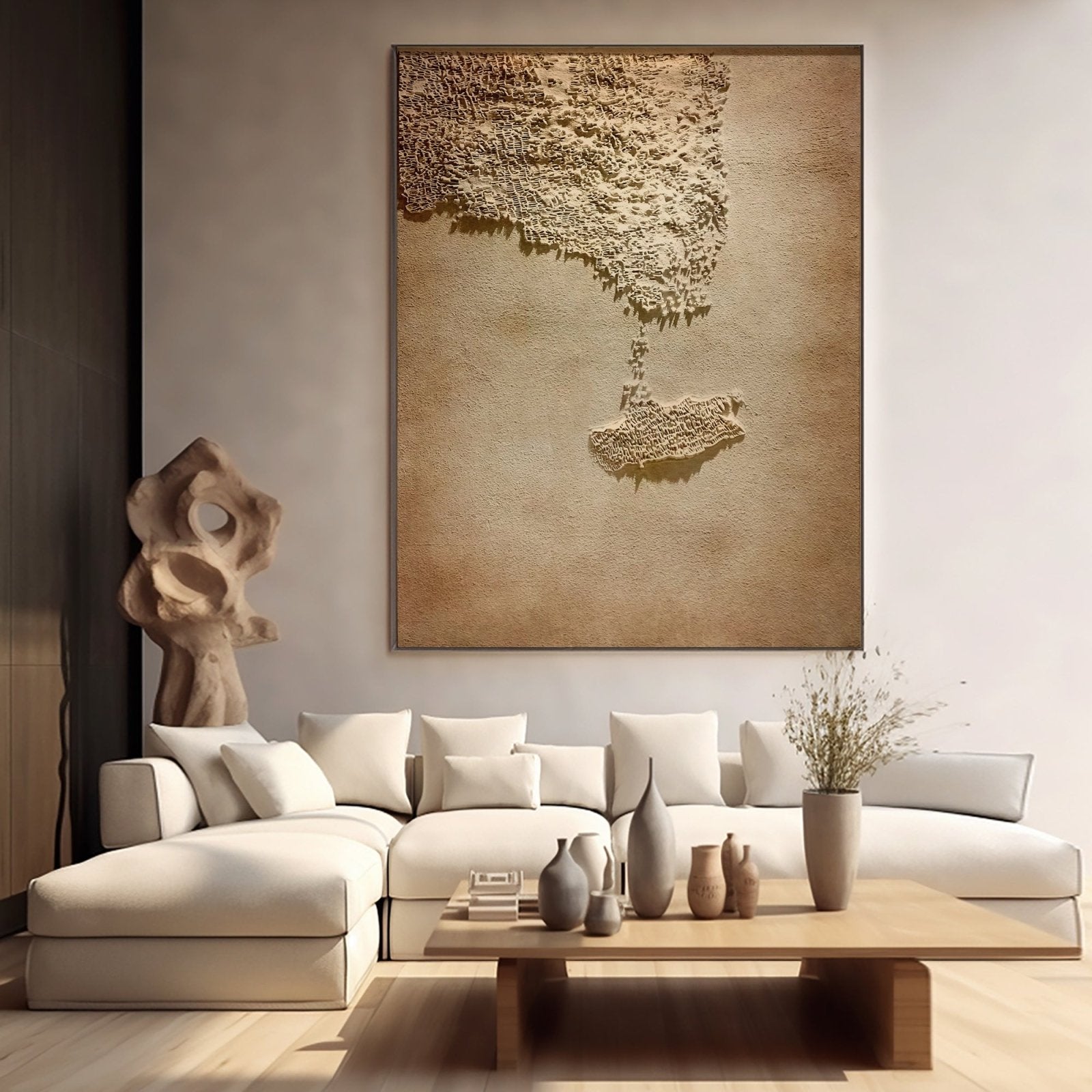 Wabi Sabi Painting "Ombre Évanescente“ - nukeart