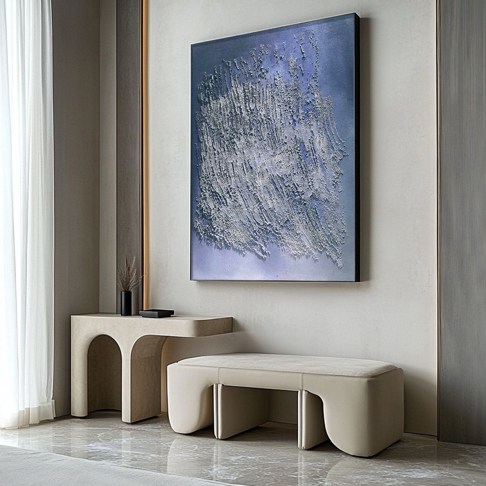 Wabi Sabi Painting "Ombre Légère” - nukeart