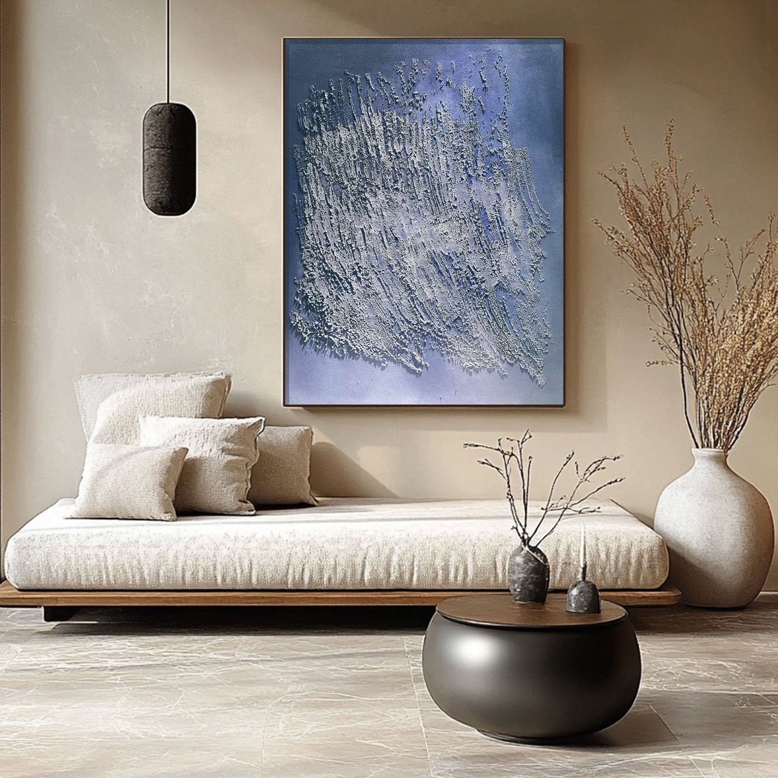 Wabi Sabi Painting "Ombre Légère” - nukeart