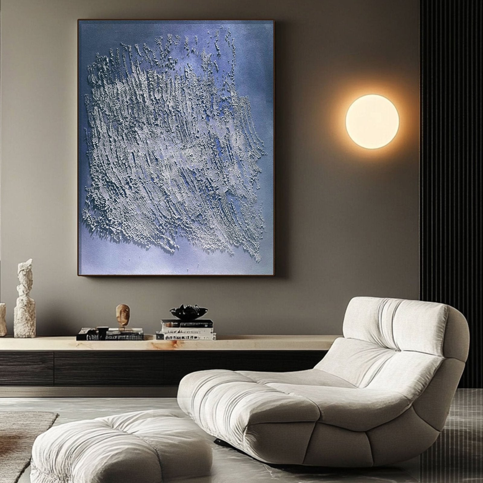 Wabi Sabi Painting "Ombre Légère” - nukeart
