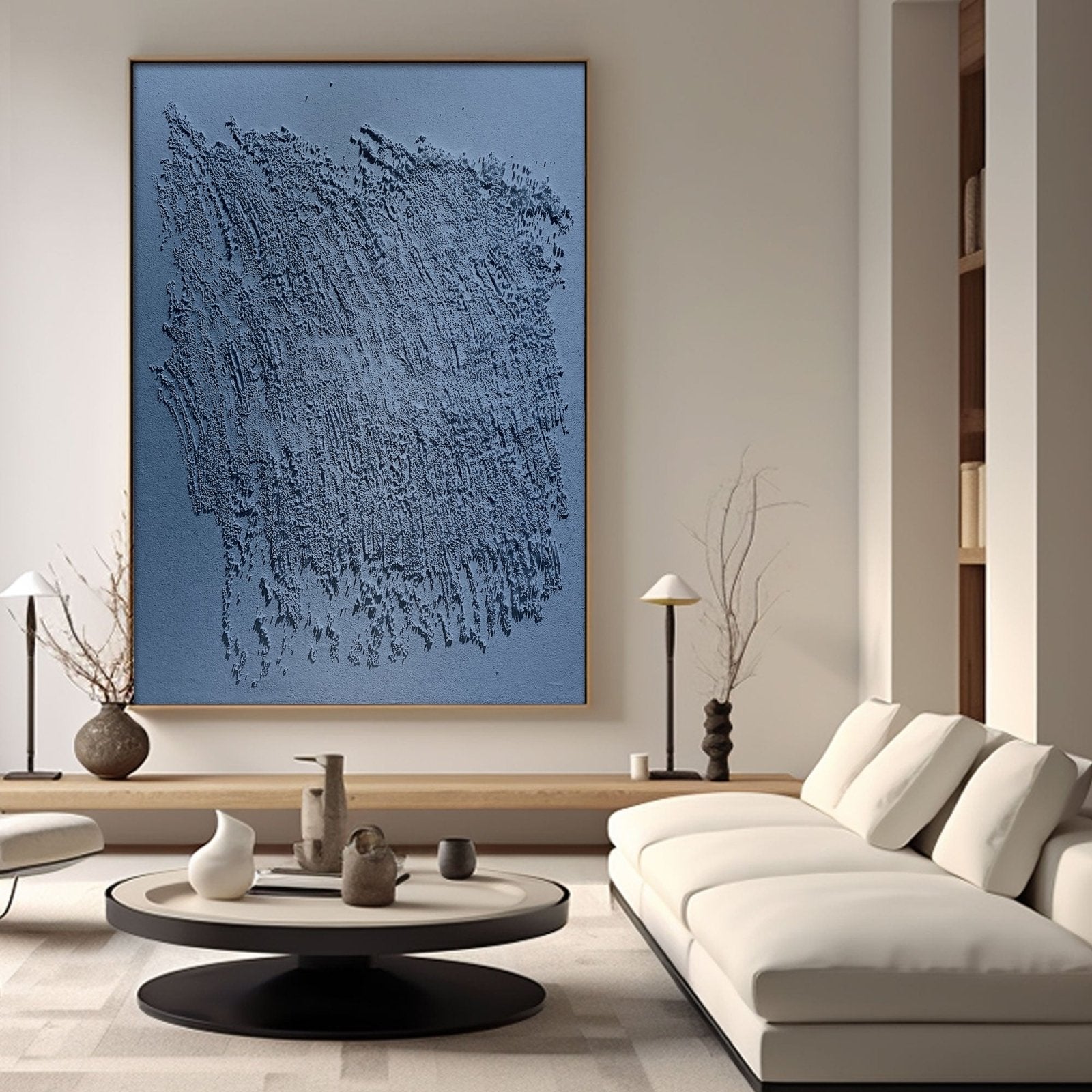 Wabi Sabi Painting "Ombre Murmure” - nukeart