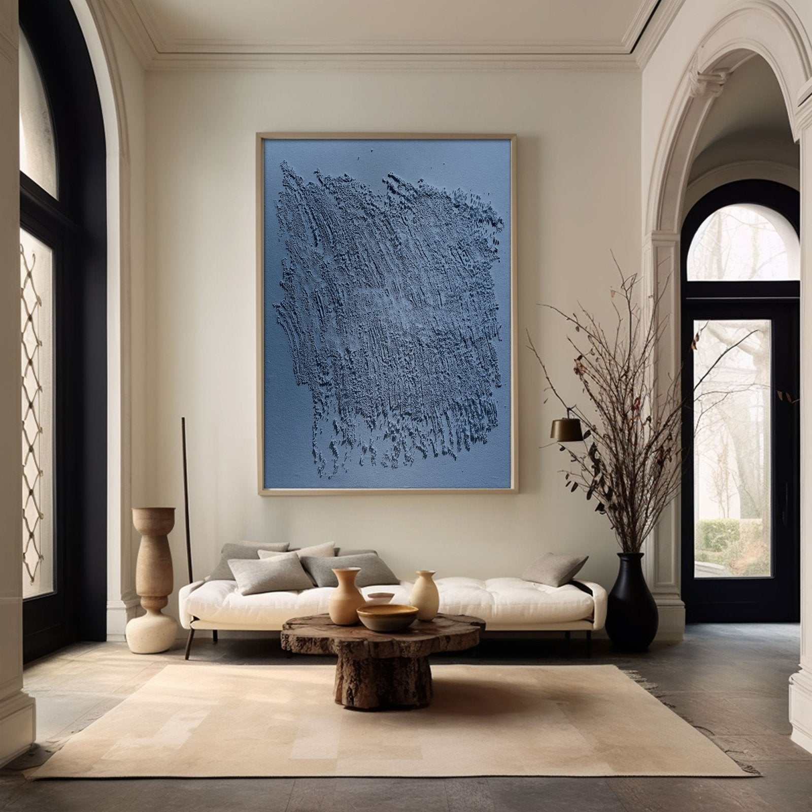 Wabi Sabi Painting "Ombre Murmure” - nukeart