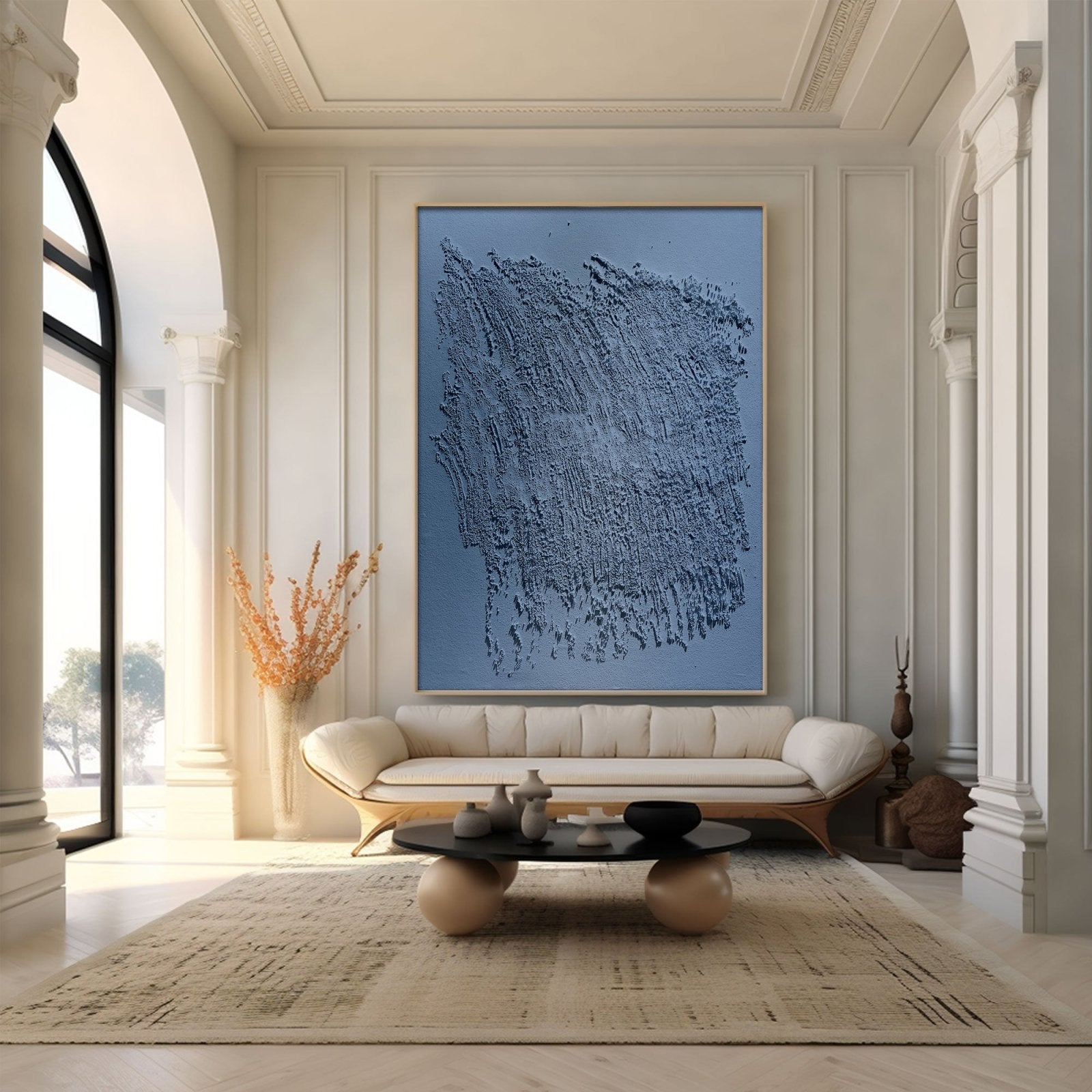Wabi Sabi Painting "Ombre Murmure” - nukeart