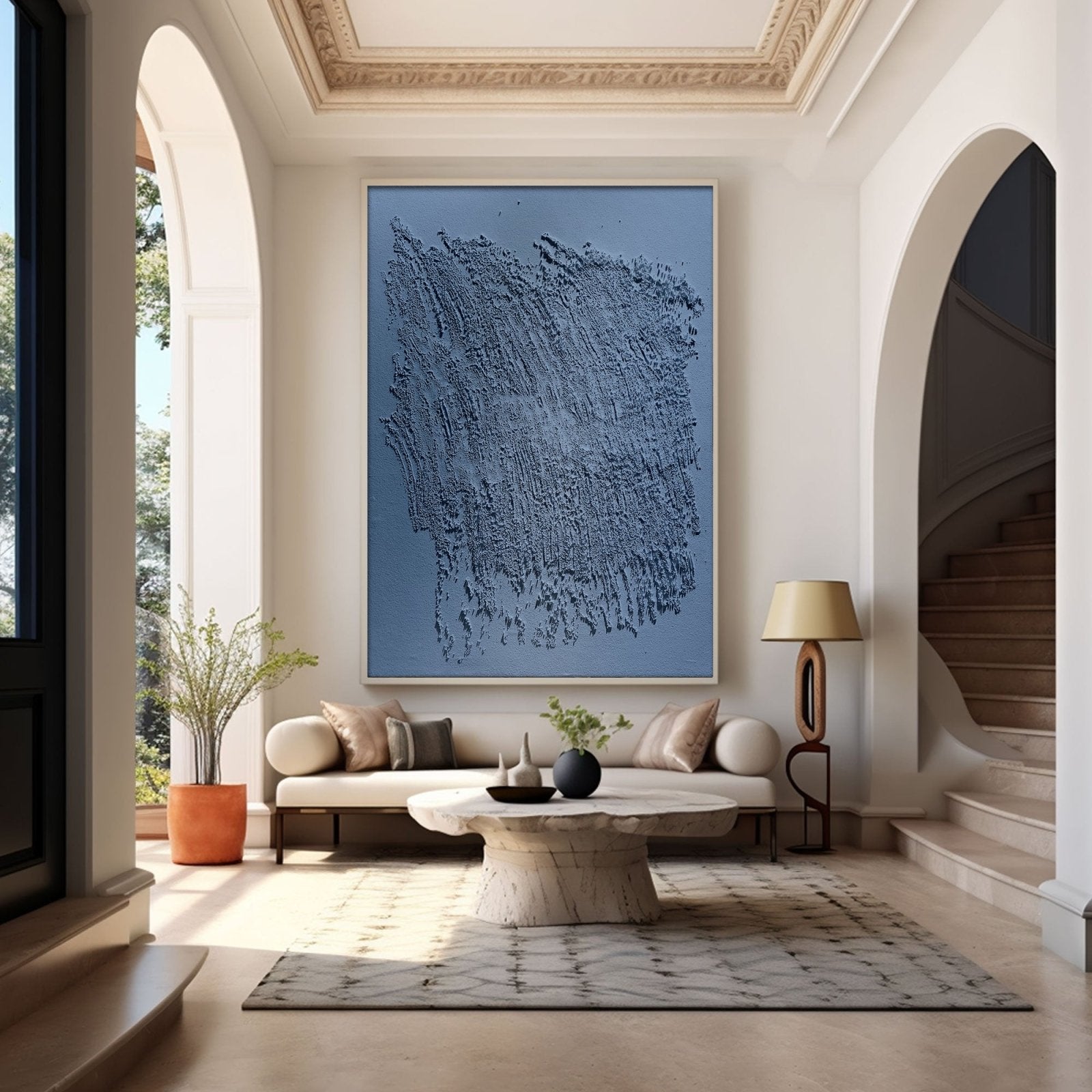 Wabi Sabi Painting "Ombre Murmure” - nukeart