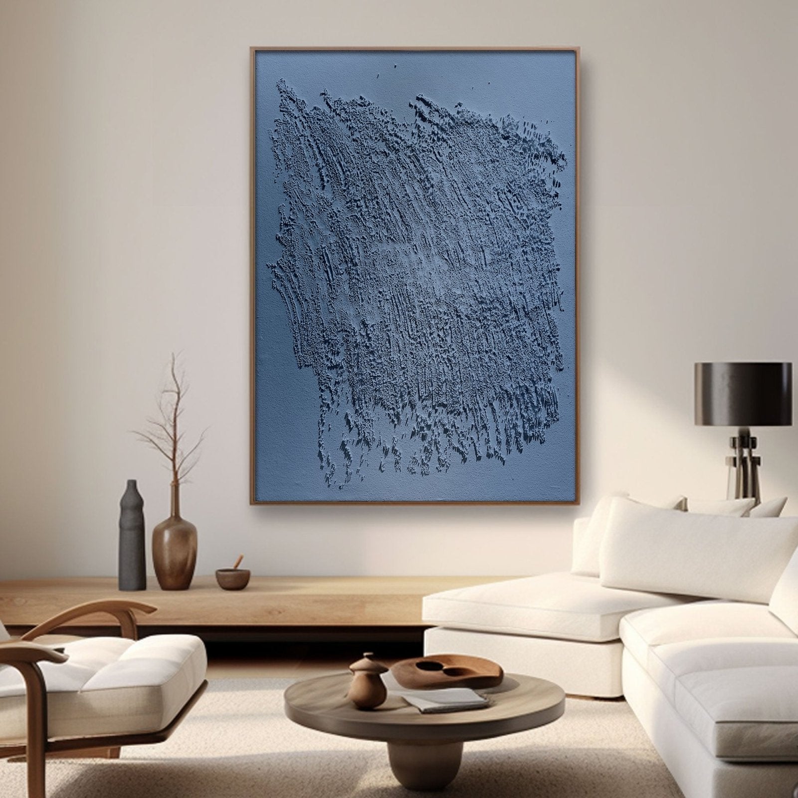 Wabi Sabi Painting "Ombre Murmure” - nukeart