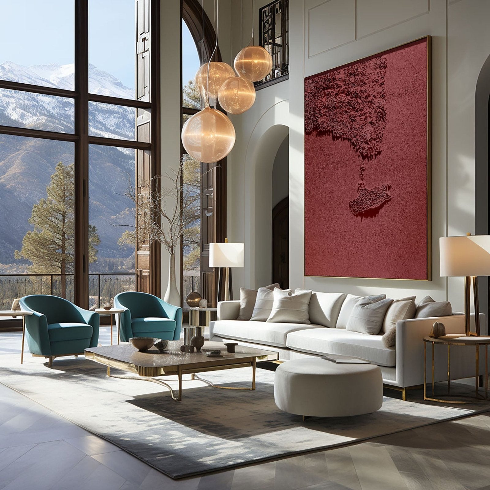 Wabi Sabi Painting "Ombre Persistante“ - nukeart