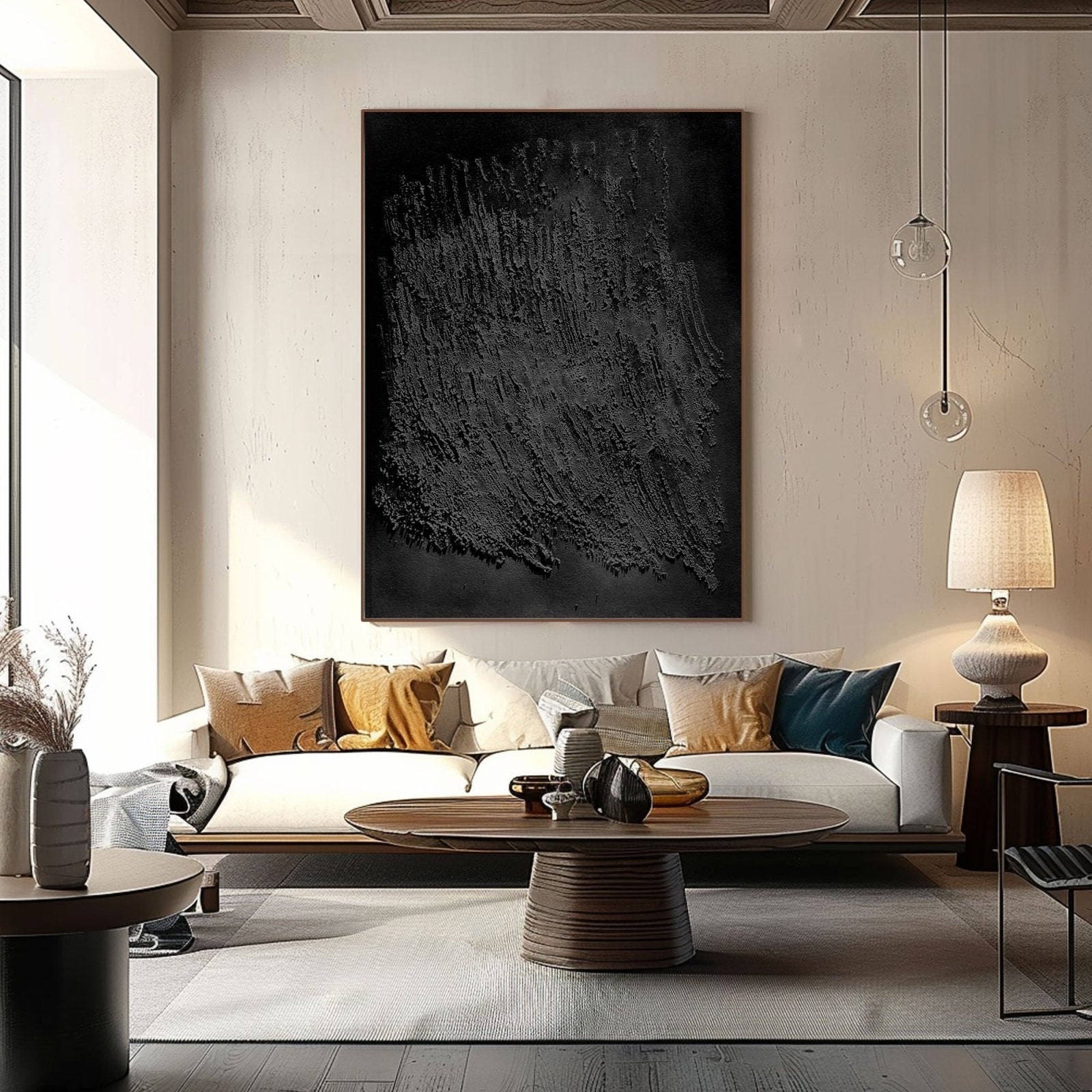 Wabi Sabi Painting "Ombre Silencieuse” - nukeart