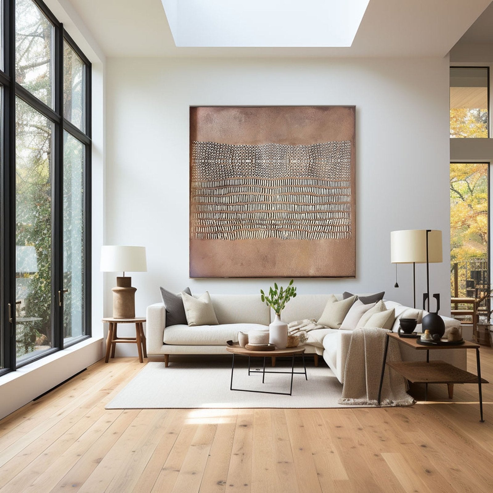Wabi Sabi Painting "Rythme Ancien” - nukeart