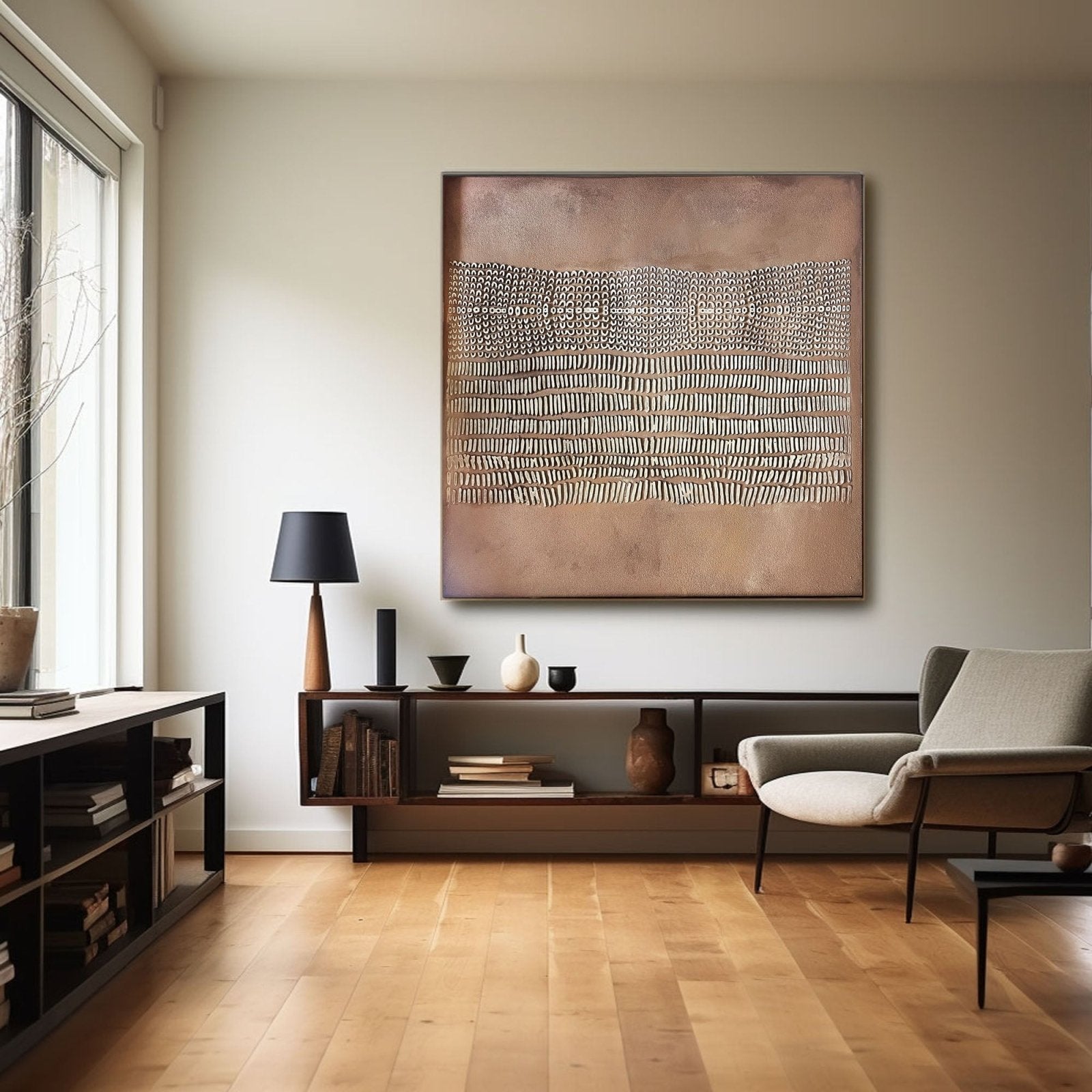 Wabi Sabi Painting "Rythme Ancien” - nukeart