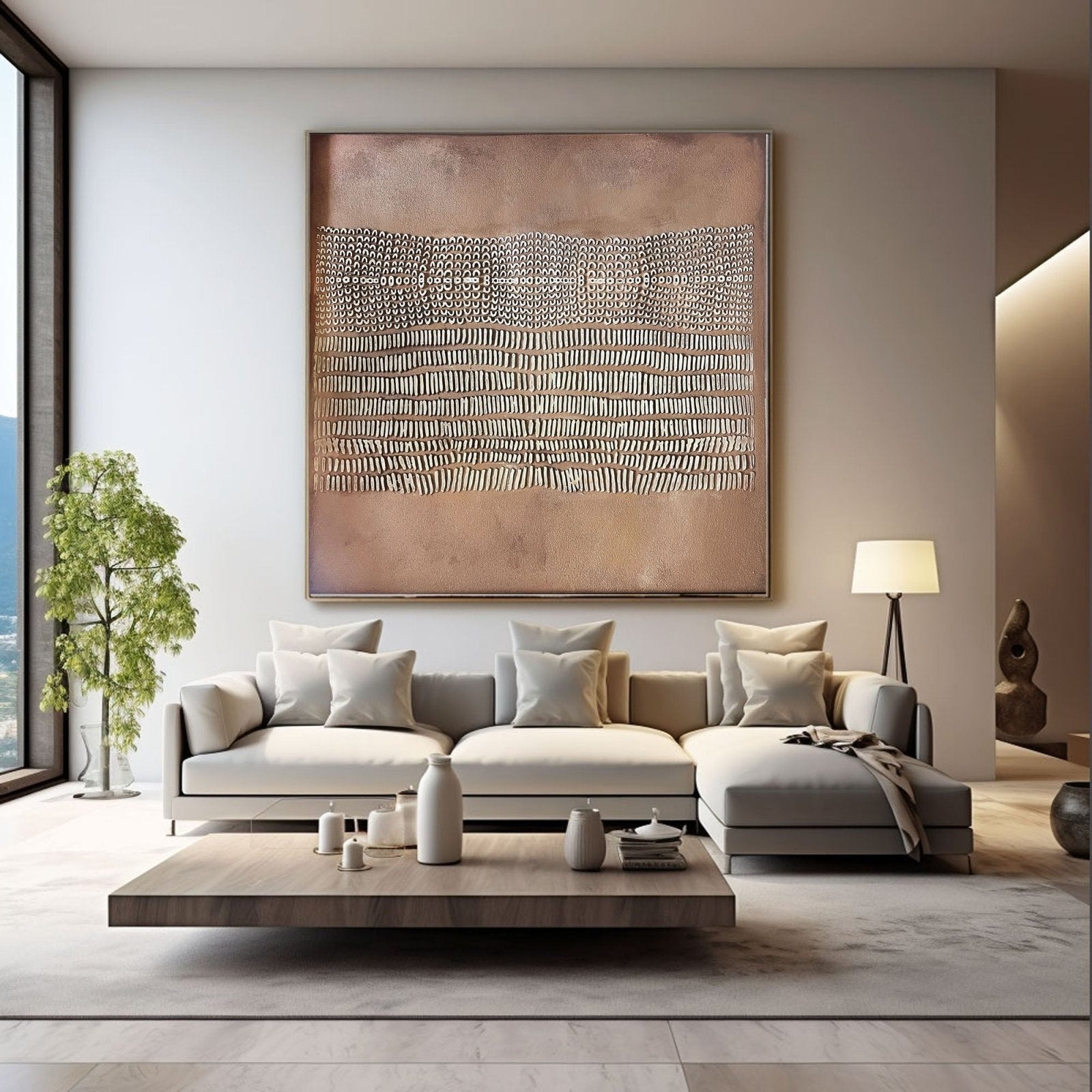 Wabi Sabi Painting "Rythme Ancien” - nukeart