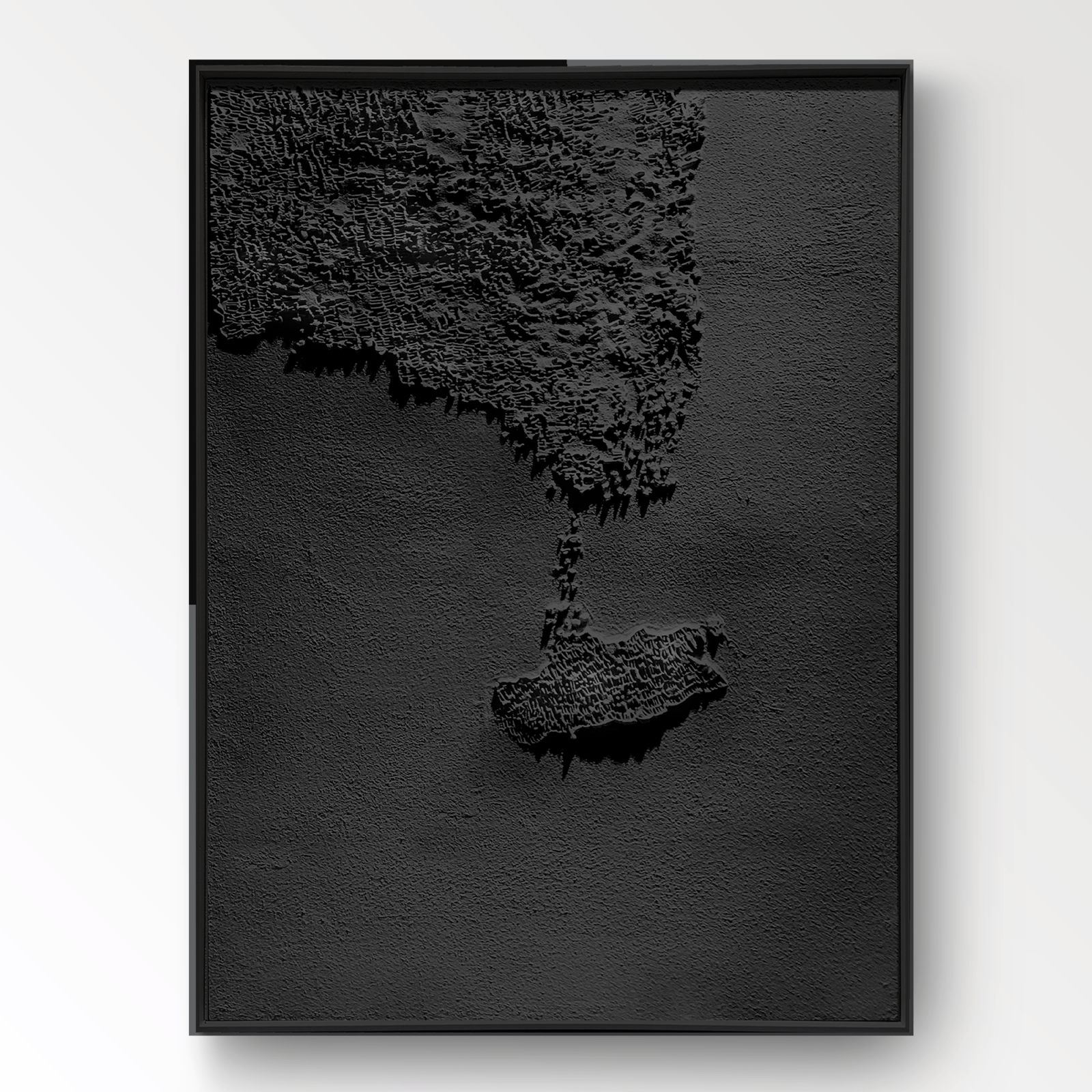 Wabi Sabi Painting "Schaduw Stad“ - nukeart