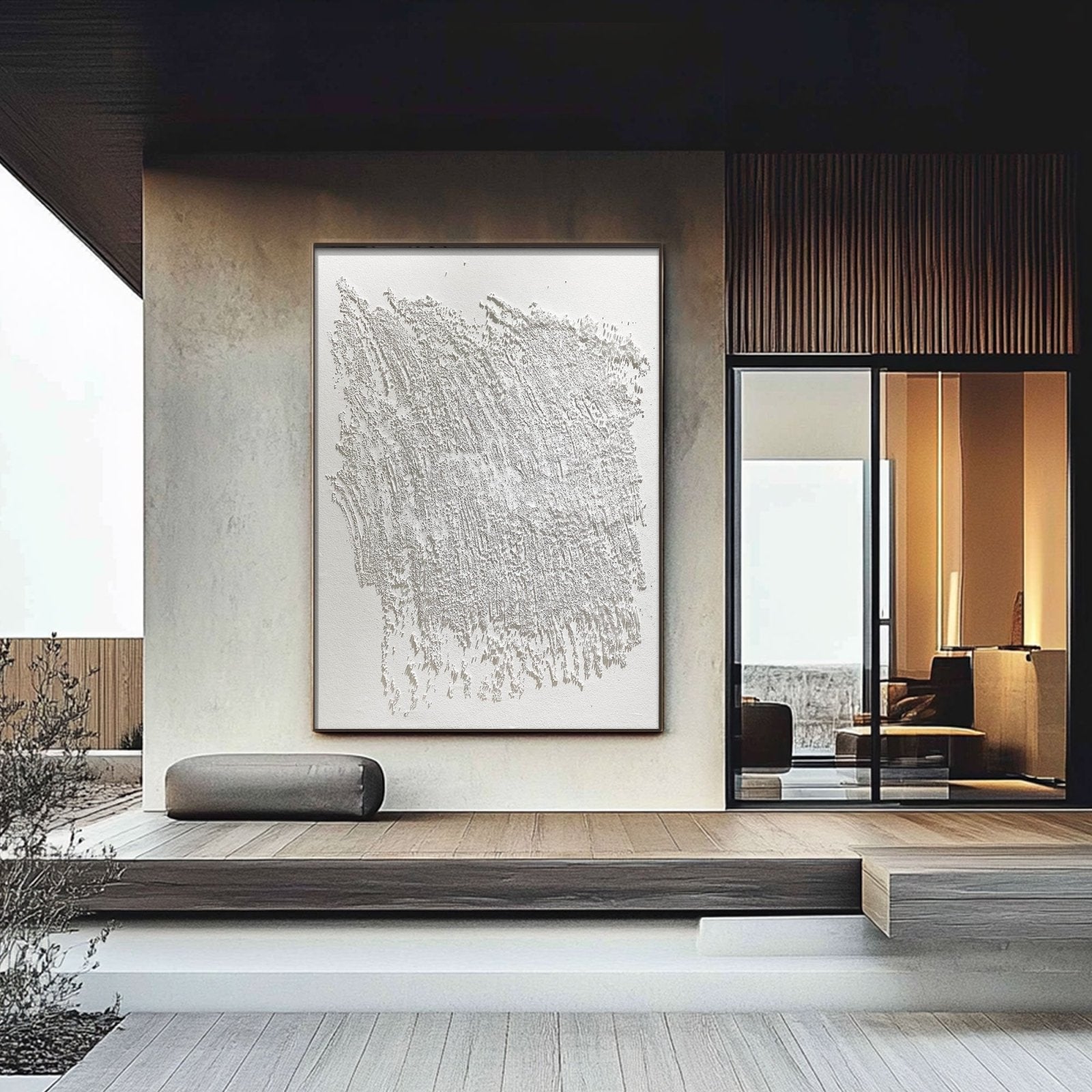 Wabi Sabi Painting "Silence Éternel” - nukeart