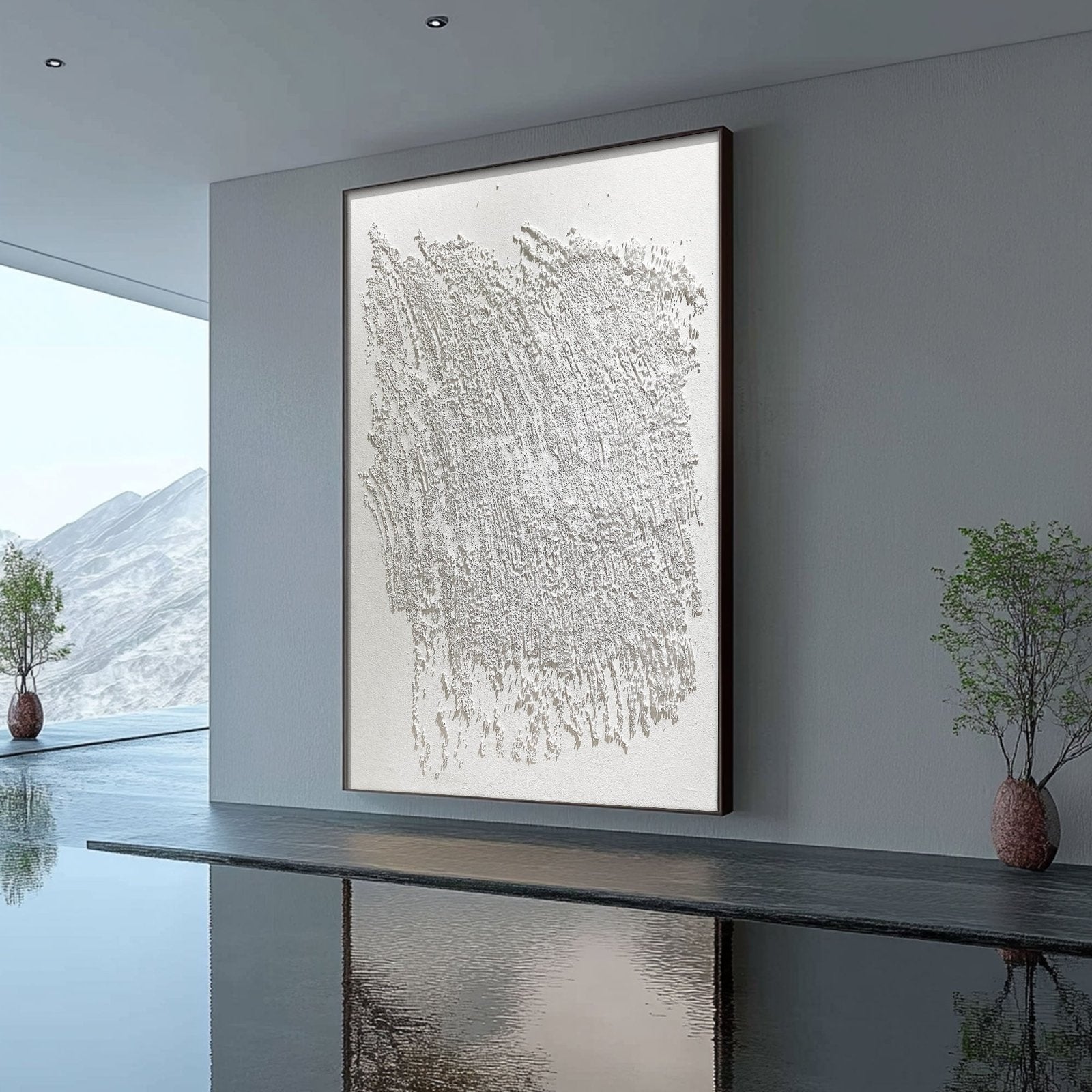 Wabi Sabi Painting "Silence Éternel” - nukeart