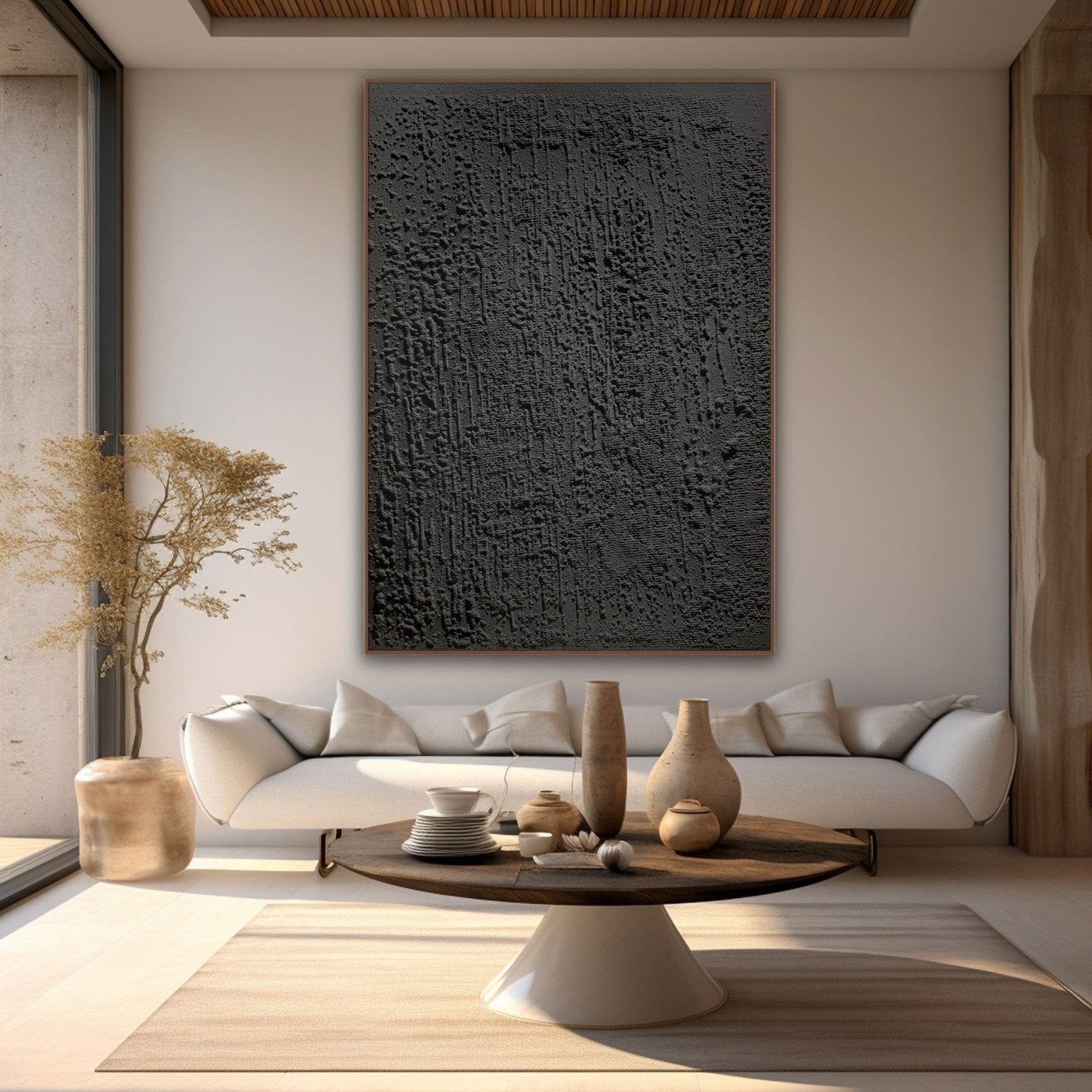 Wabi Sabi Painting "Silence Profond“ - nukeart