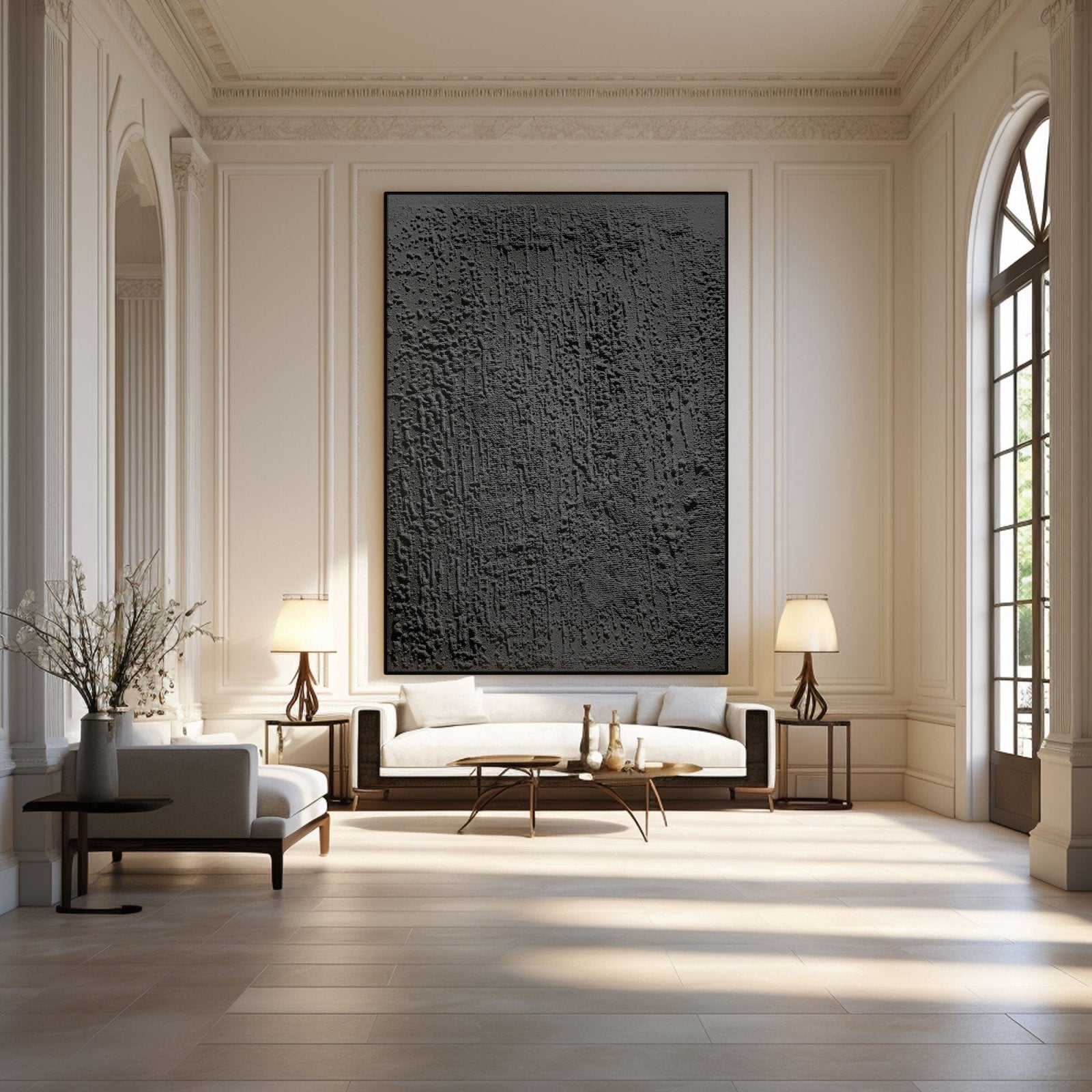 Wabi Sabi Painting "Silence Profond“ - nukeart