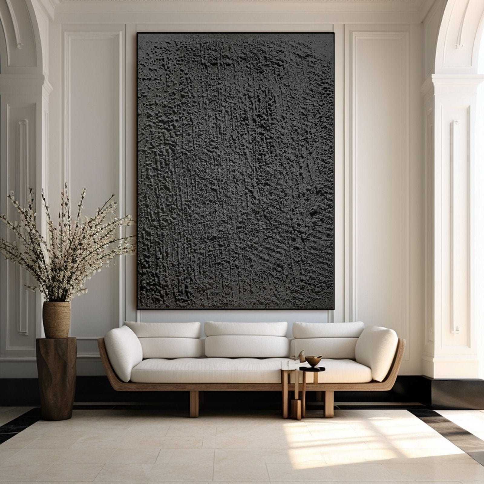 Wabi Sabi Painting "Silence Profond“ - nukeart